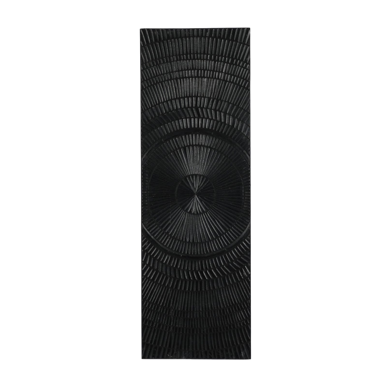 Black Radial Geometric Wall Décor