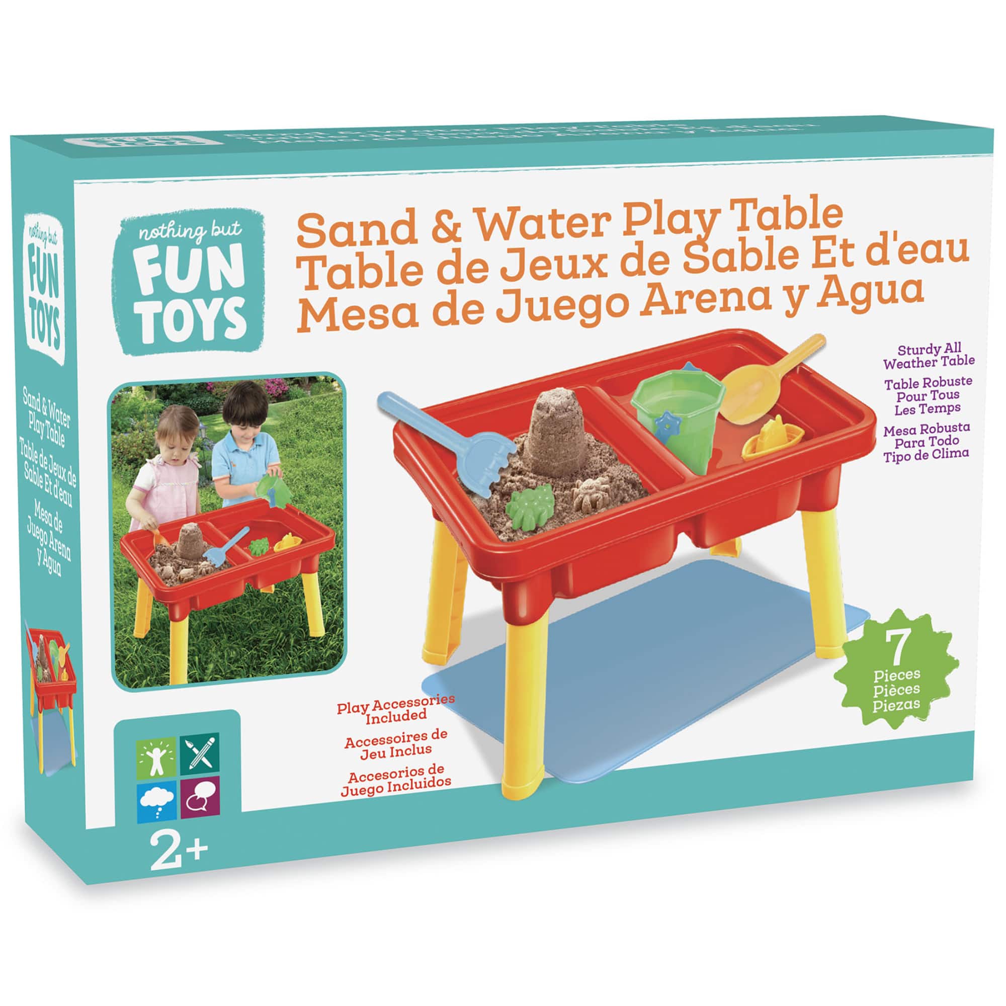 Nothing But Fun Toys Sand & Water Play Table
