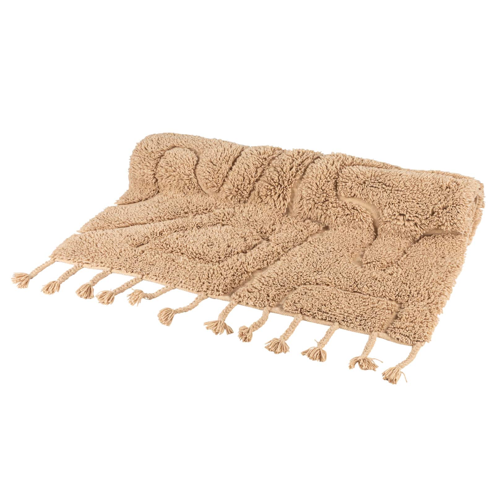Hello Honey® 71" x 47" Natural Tactile Elegance Hand-Woven Rug