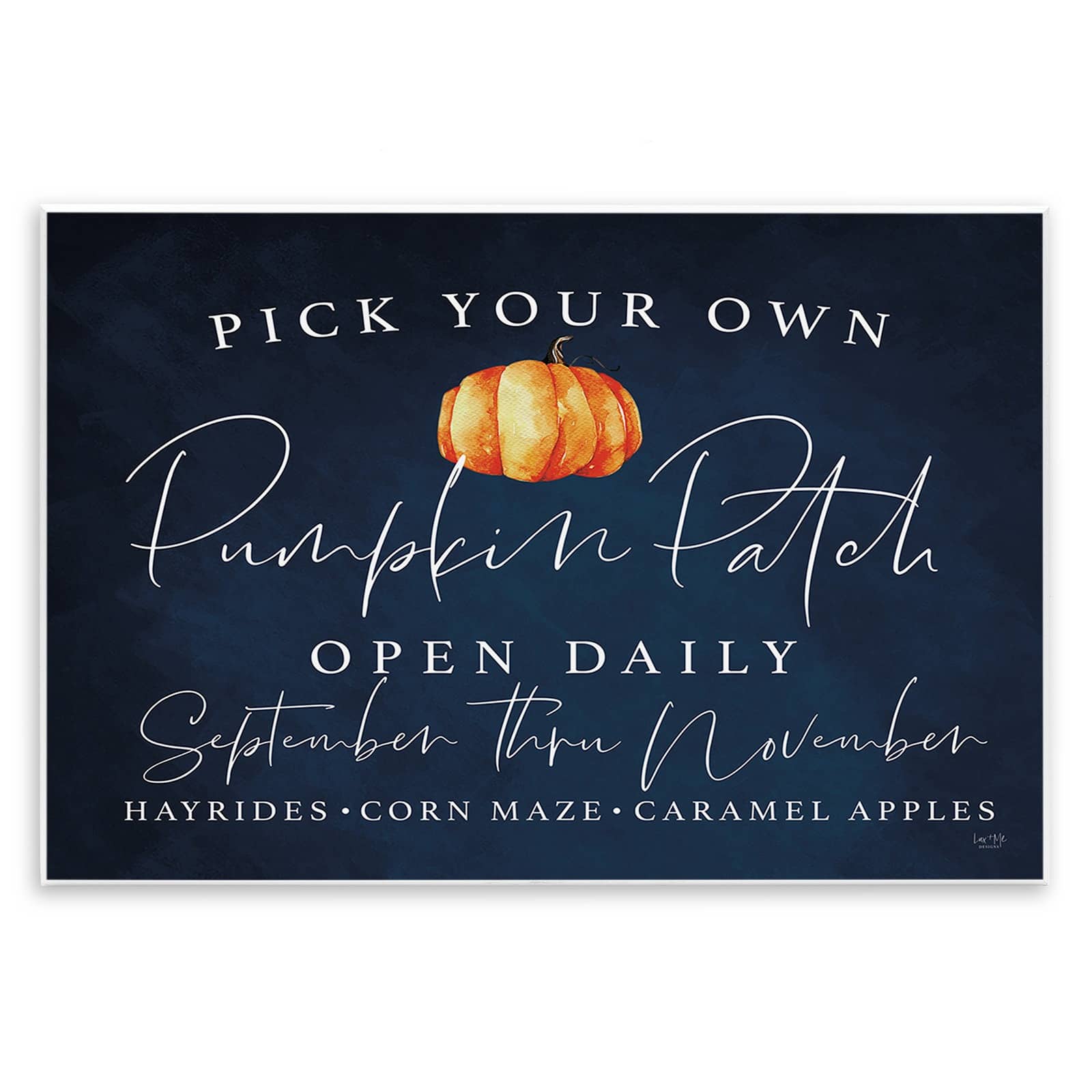Stupell Industries Pick Your Own Pumpkins Wall Plaque Art