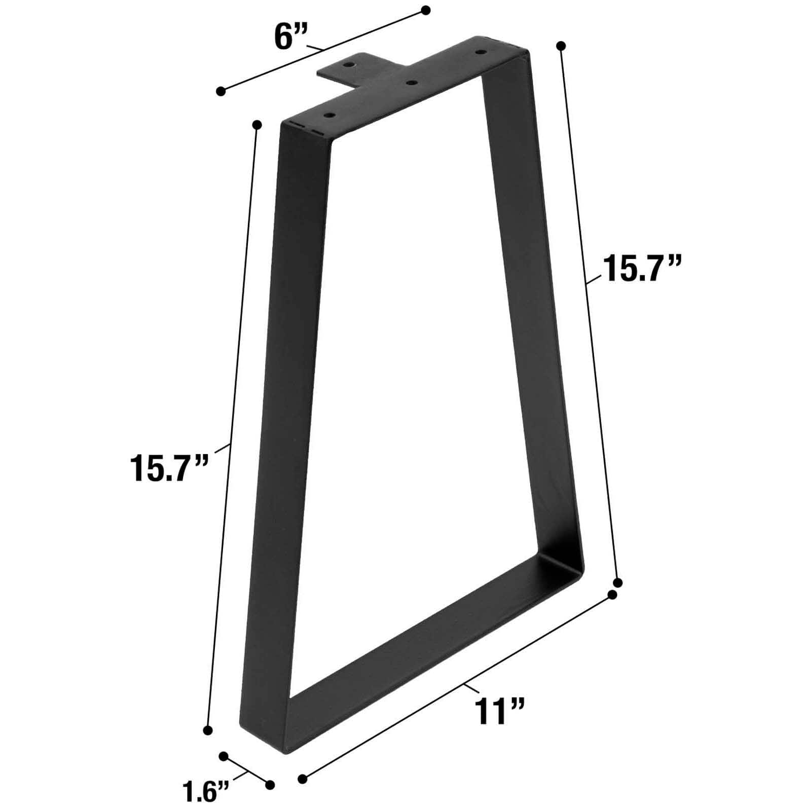 Sorbus Trapezoid Table Legs for Benches or Tables