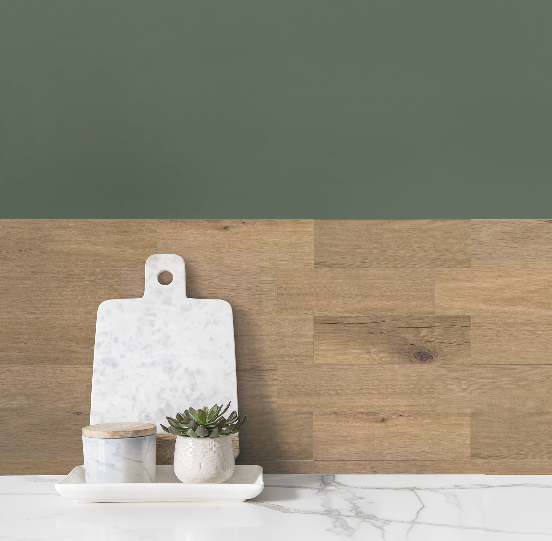 WallPops Faux Wood Natural Peel & Stick Wall Tiles