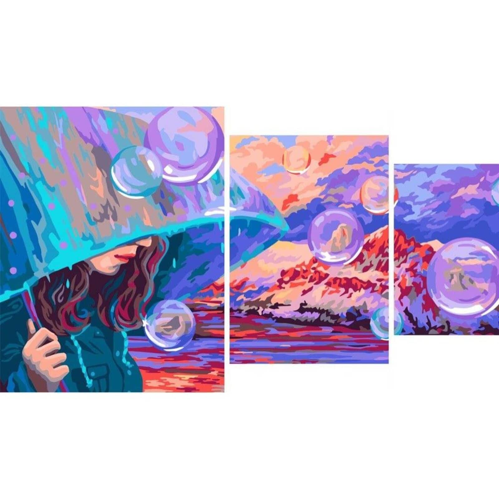 Crafting Spark Rain on Mars Painting by Numbers Kit