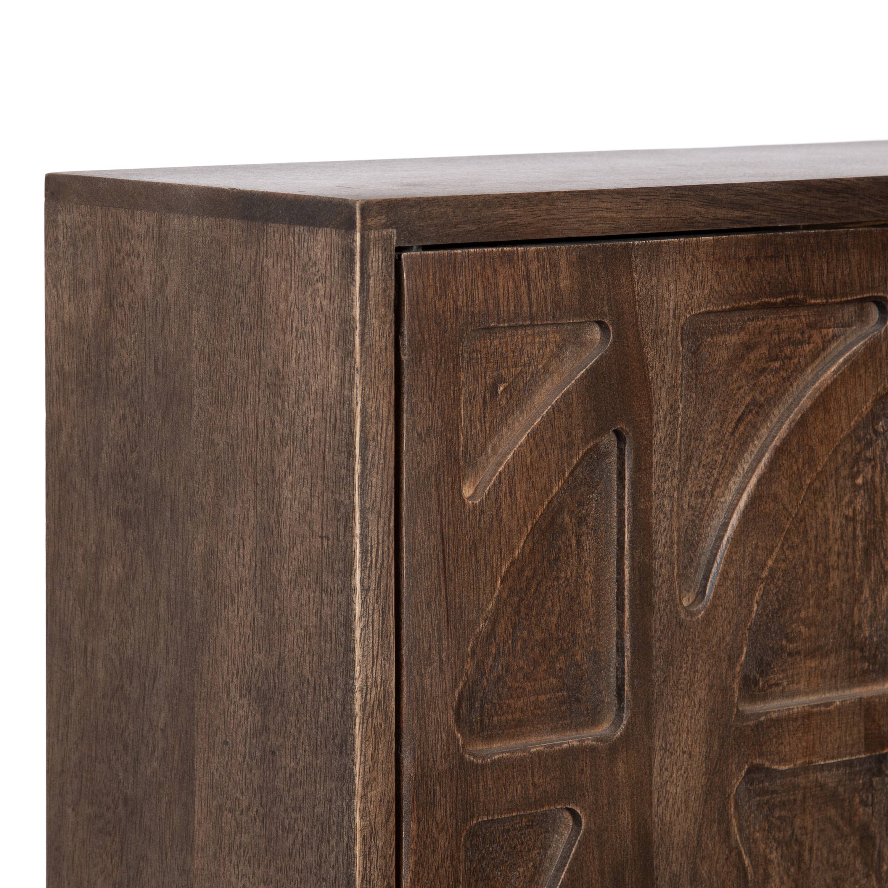 Kate and Laurel Galliene Wood Wall Cabinet with Two Shelves