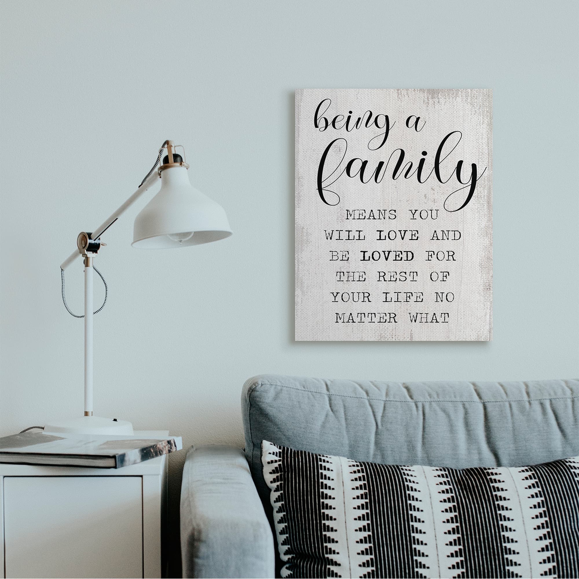 Stupell Industries Family Is Being Loved Canvas Wall Art