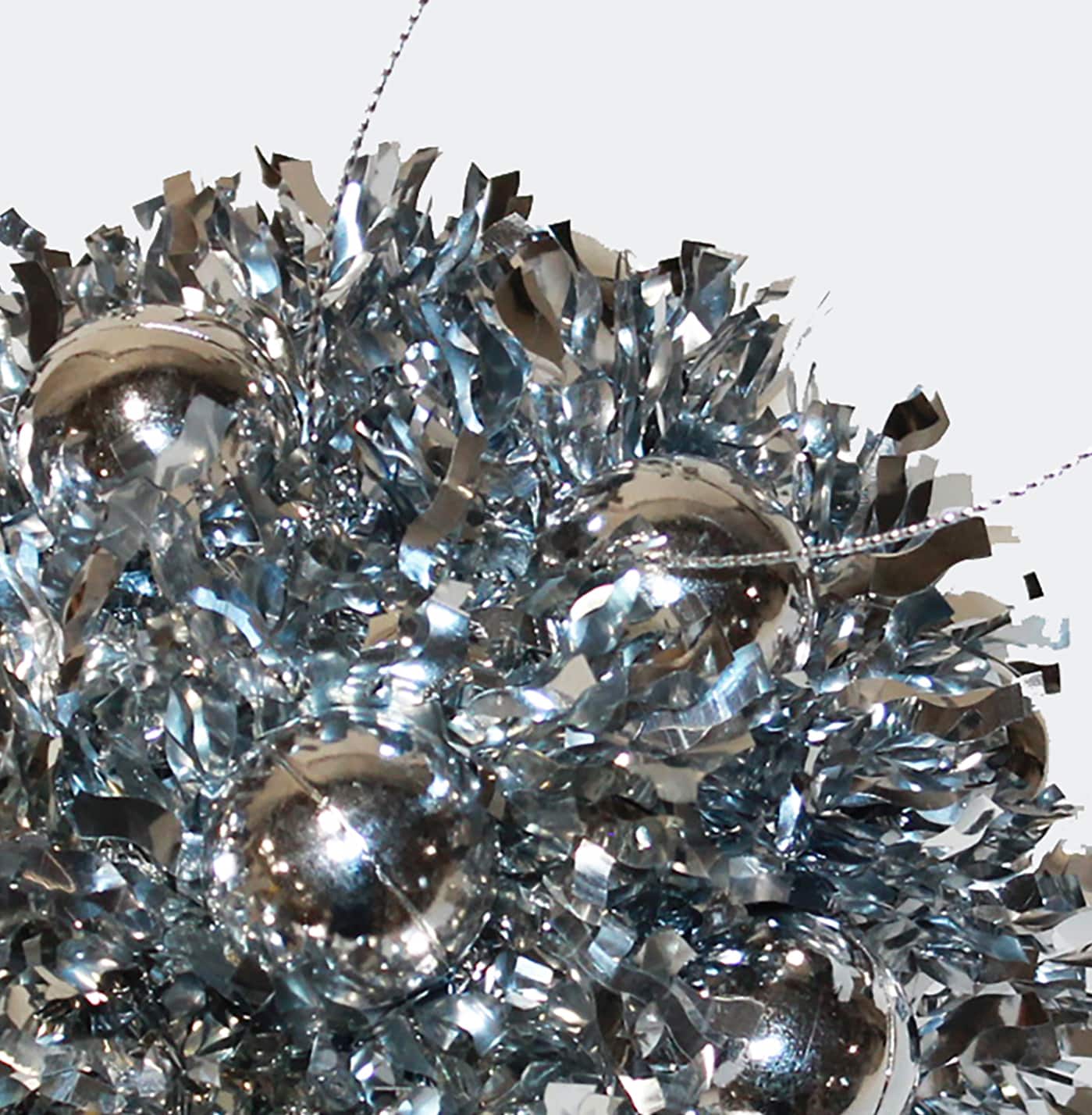5" Metallic Christmas Hanging Ball Ornaments, 3ct.
