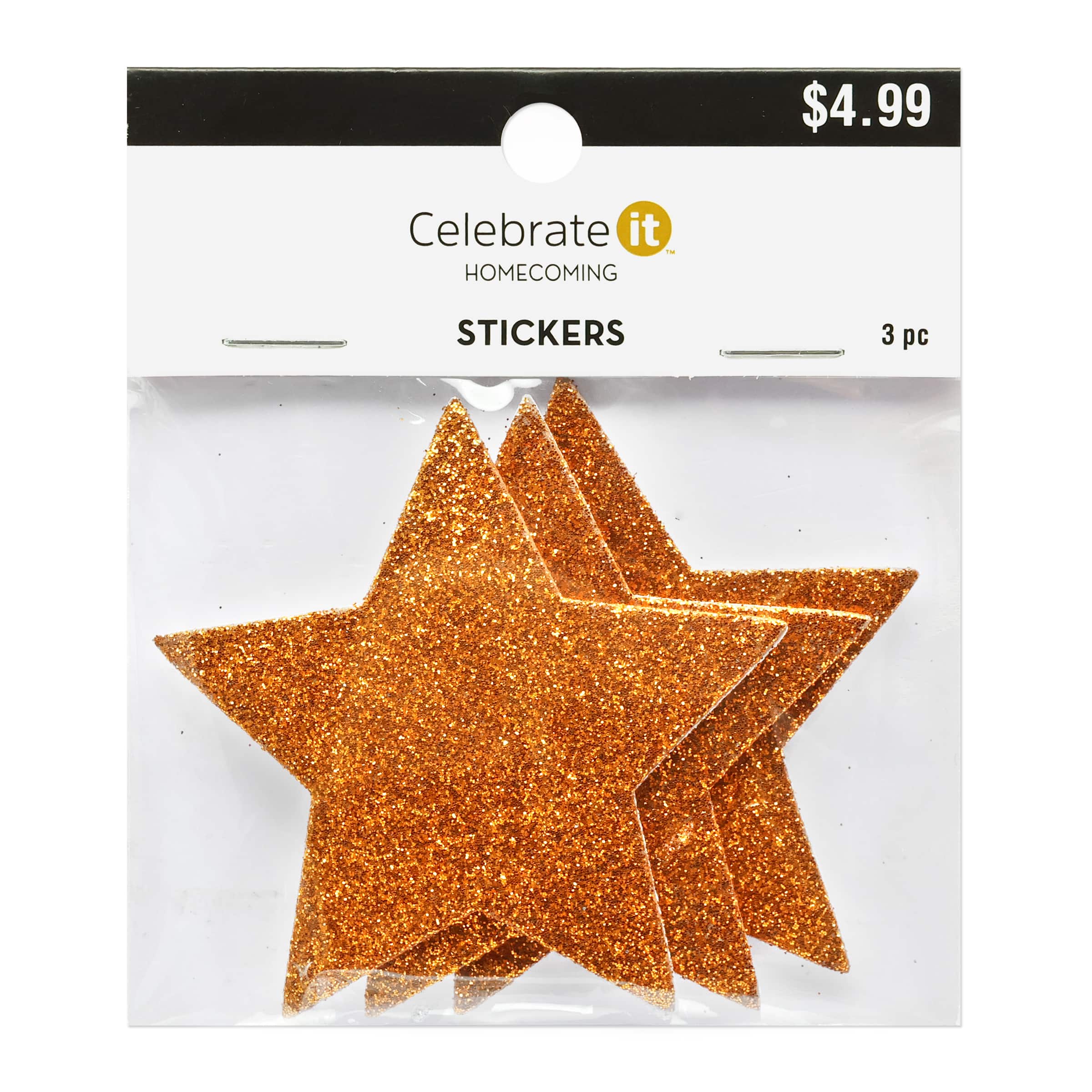 Glitter Star Foam Stickers
