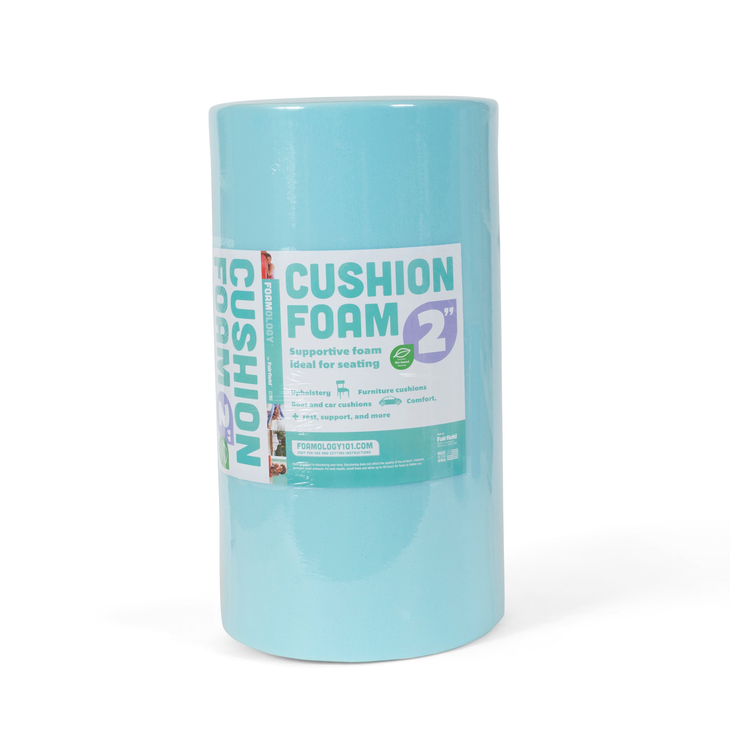 Foamology® Soft Support Cushion Foam, 24" x 72" x 2"