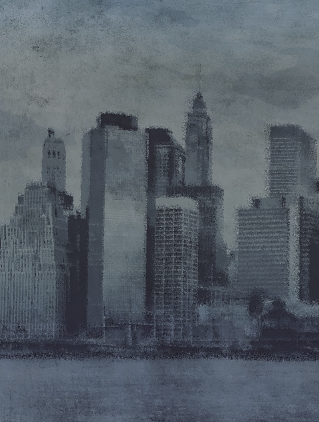 Designs Direct Skyline Haze Wall Mural