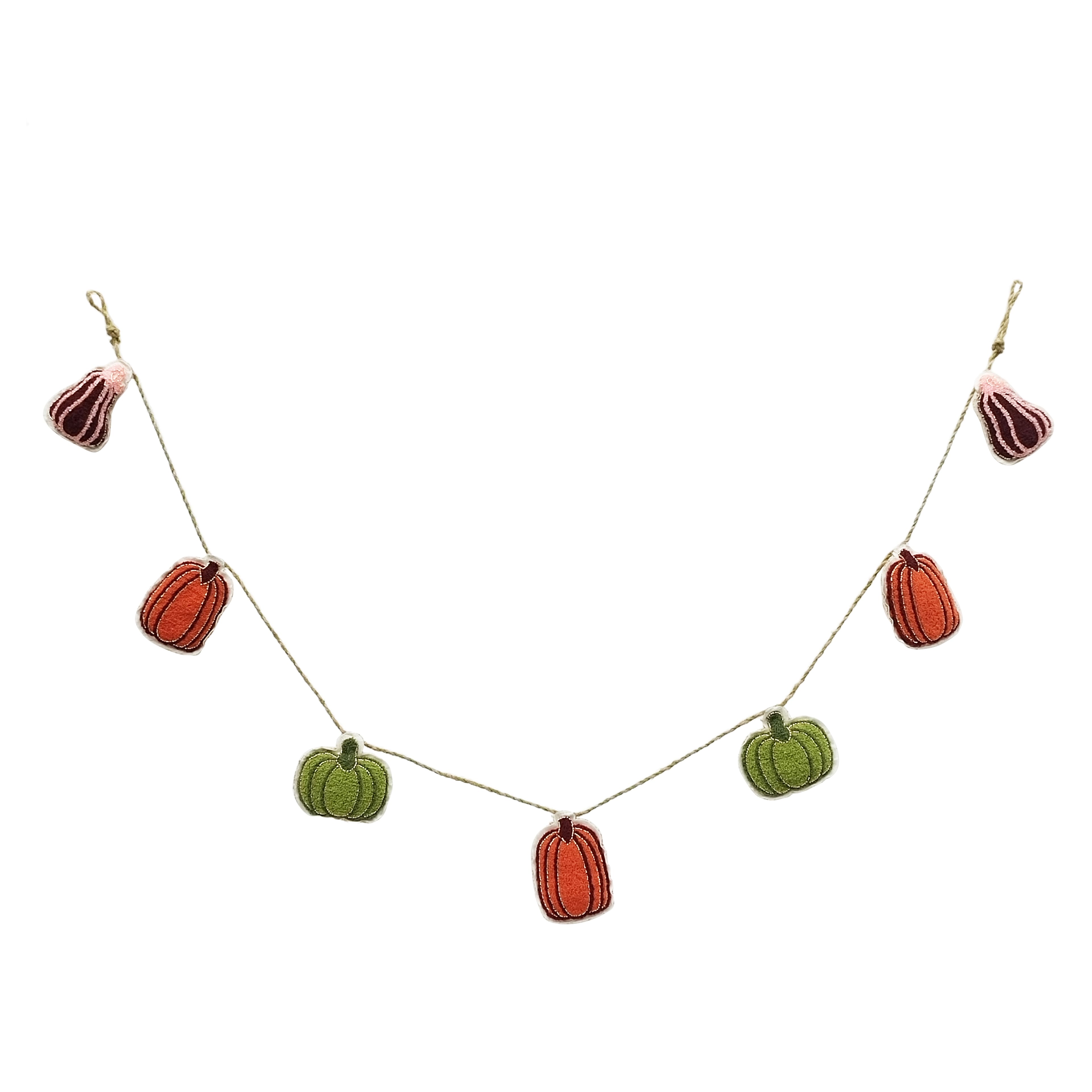 6ft. Fabric Pumpkin Garland by Ashland®