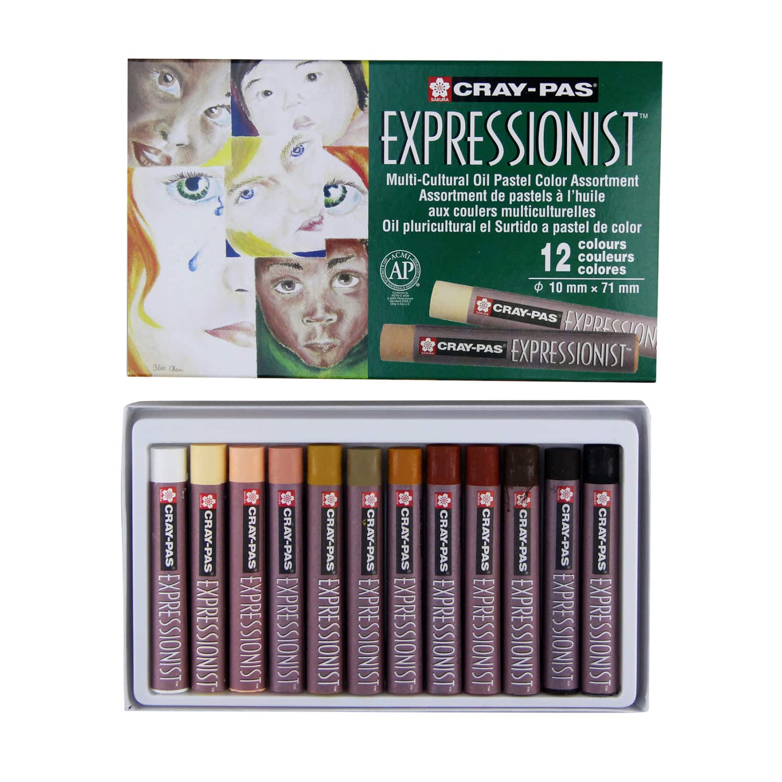 Cray-Pas® Expressionist™ Multicultural Oil Pastel Set