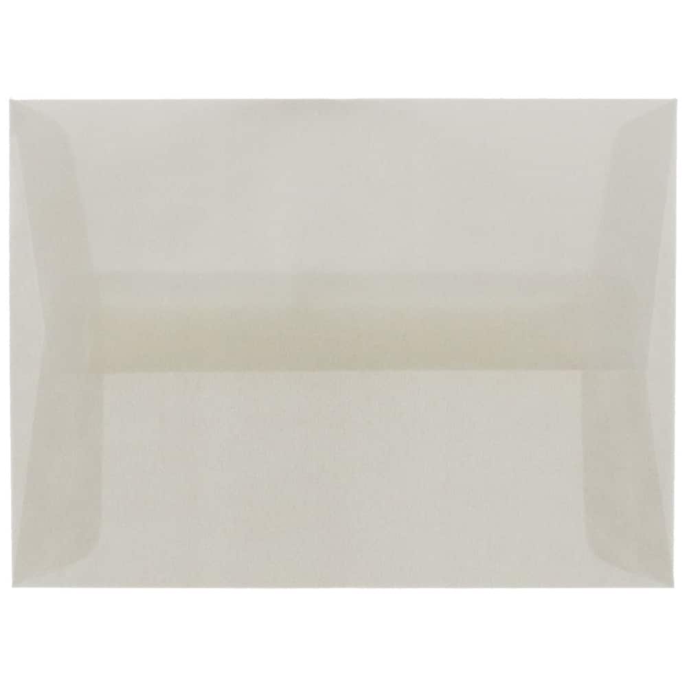 JAM Paper 4.75" x 6.5" Translucent Envelopes, 50ct.