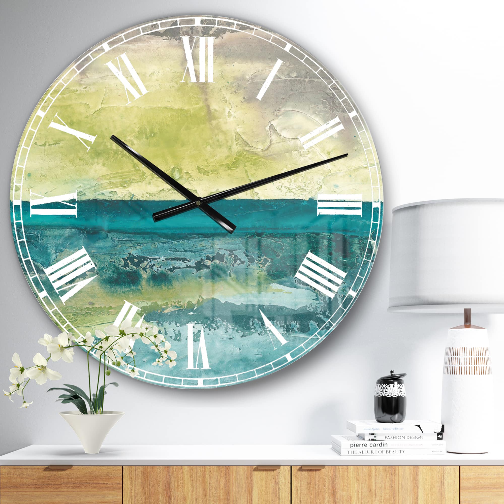 Designart 'Beyond The Horizon I Traditional Wall Clock