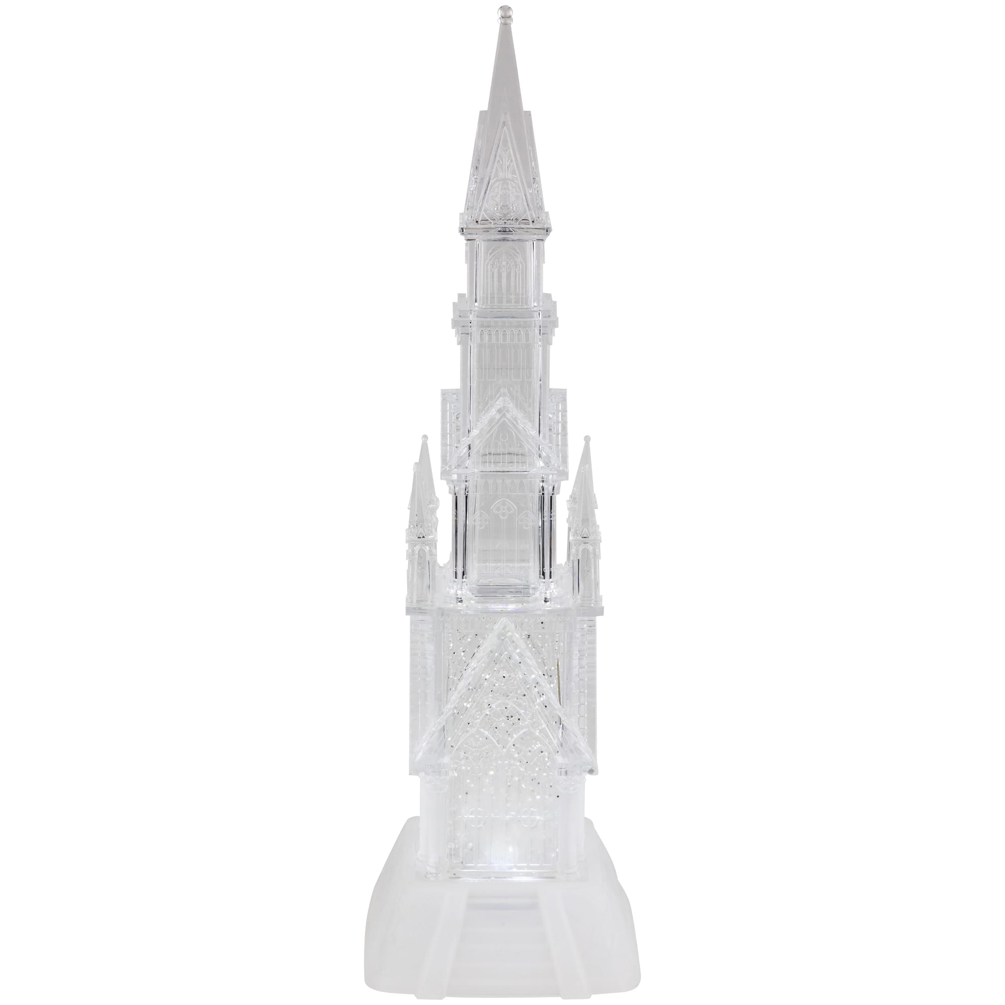 Northlight 17.5" Pre-Lit Clear LED Castle Acrylic Christmas Decoration | Michaels®
