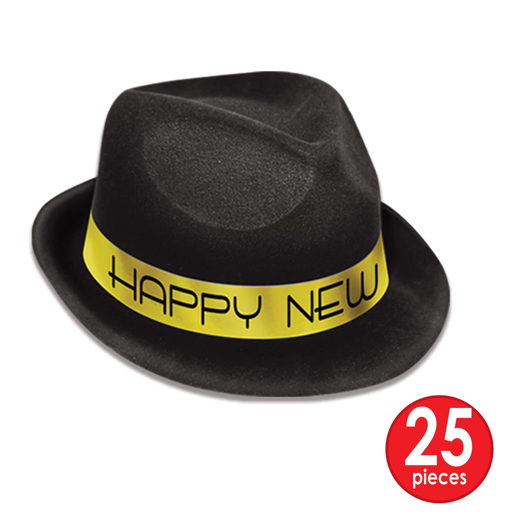 Beistle Black & Gold New Year Chairman Party Favor Kit for 50