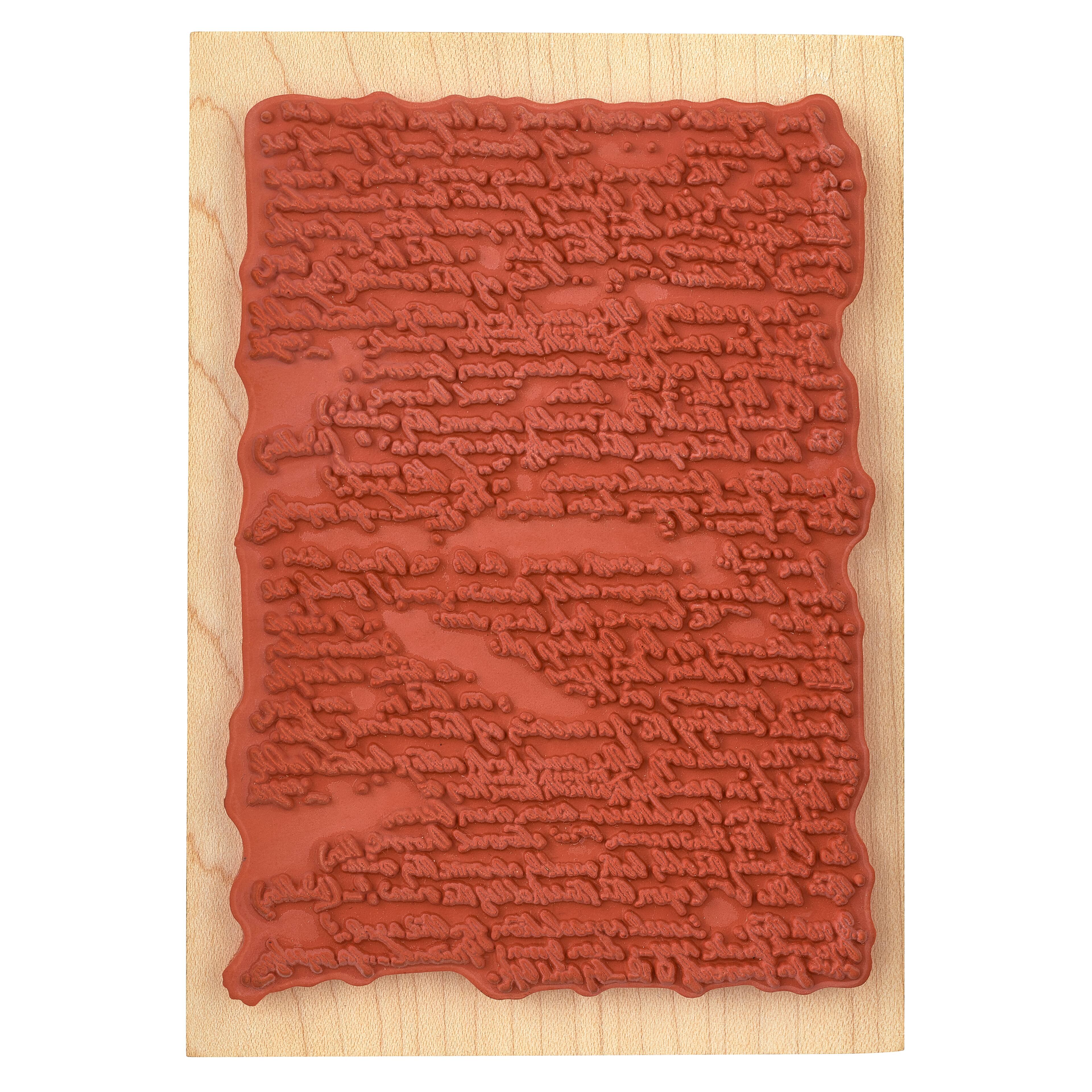 6 Pack: Manuscript Wood Stamp by Recollections™