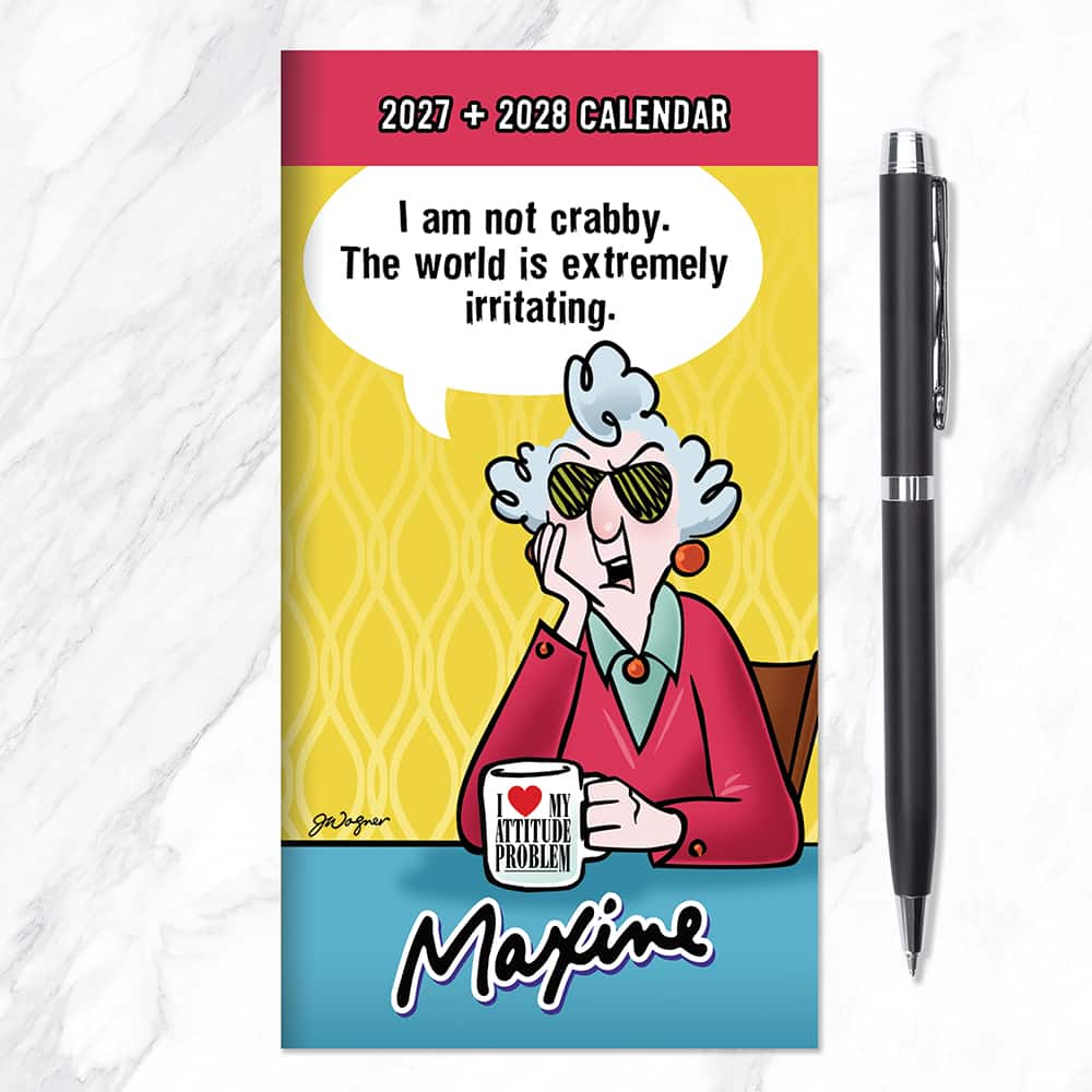 2027-2028 Maxine Small Monthly Pocket Planner