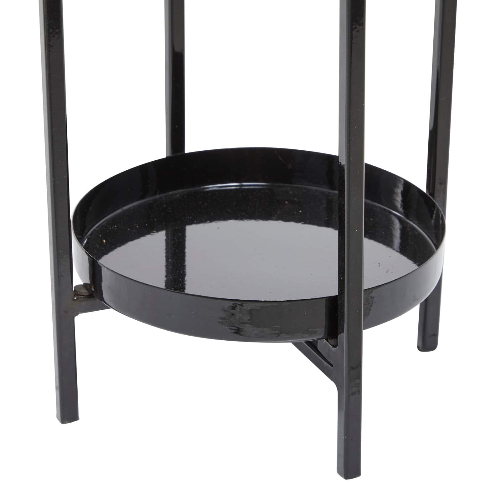 Black Contemporary Planter, Set of 2" 24", 32"