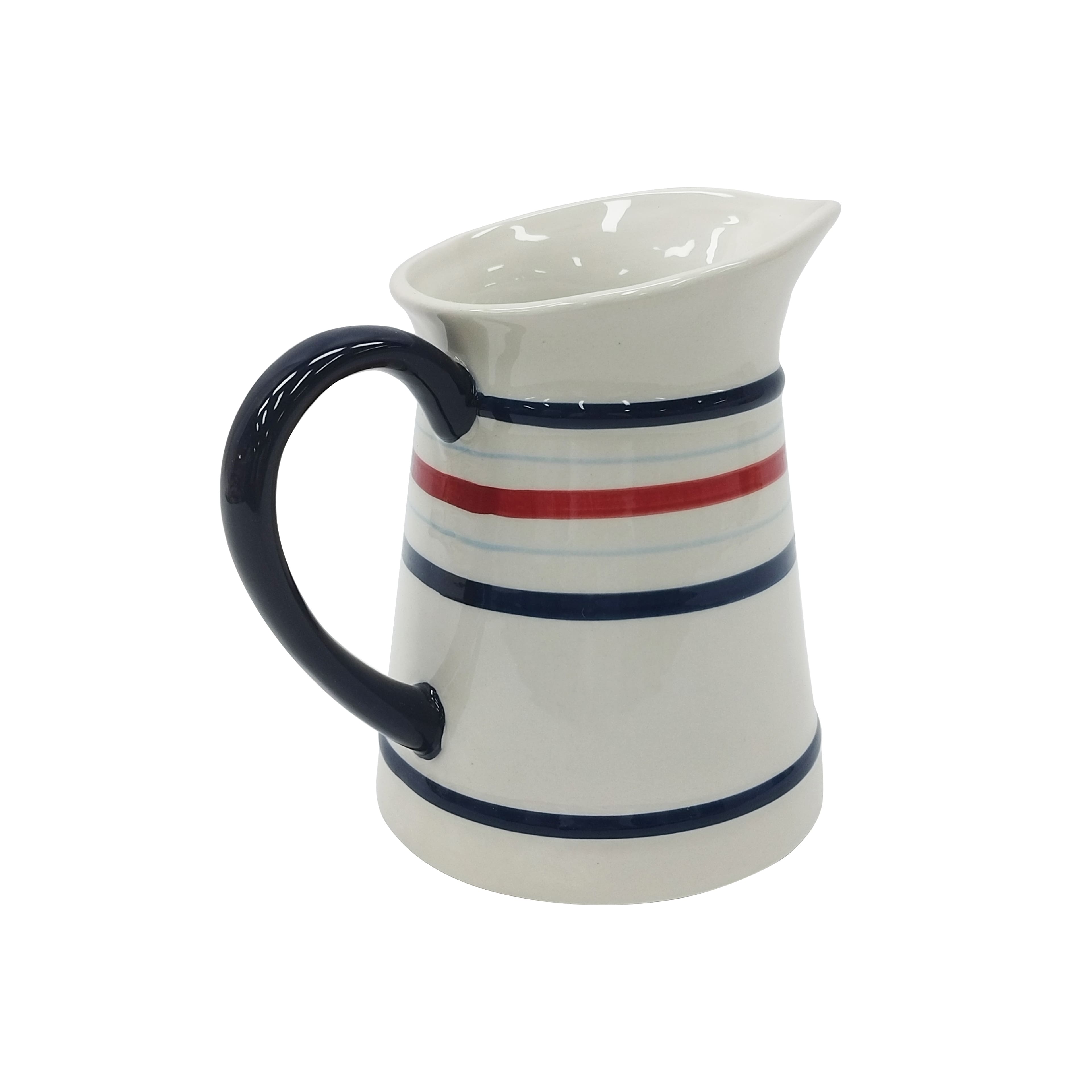 37oz. Blue & Red Stripe Pitcher by Celebrate It™