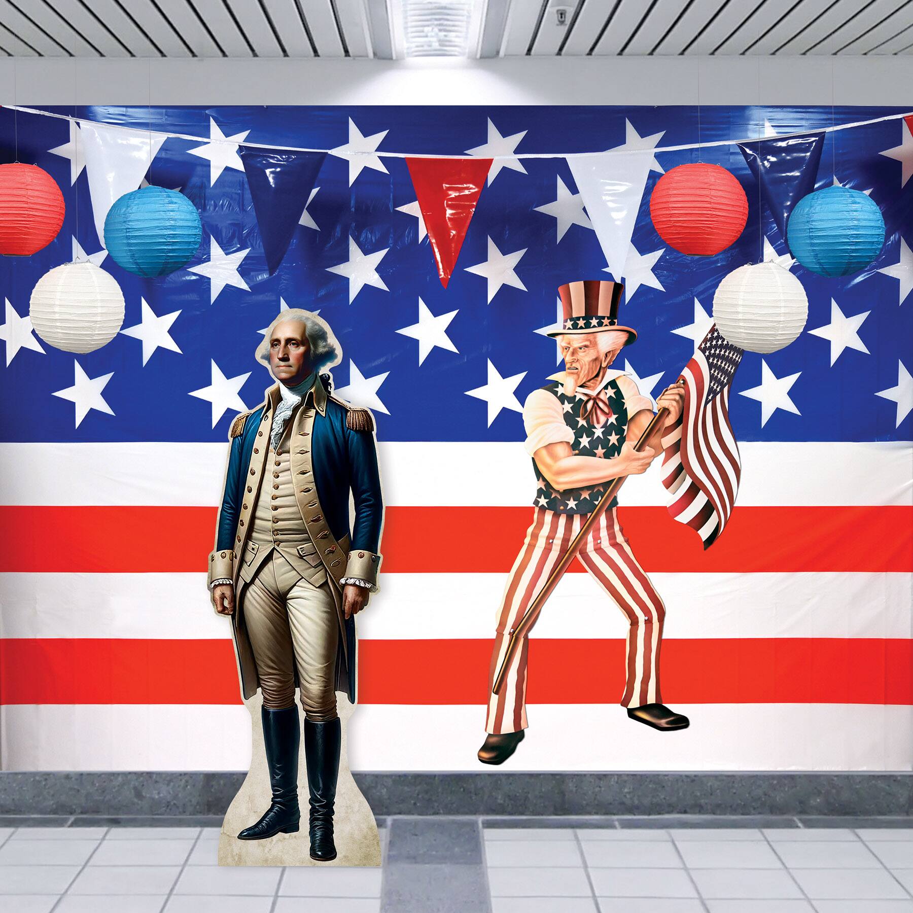 Beistle 23" x 6ft. George Washington Standup