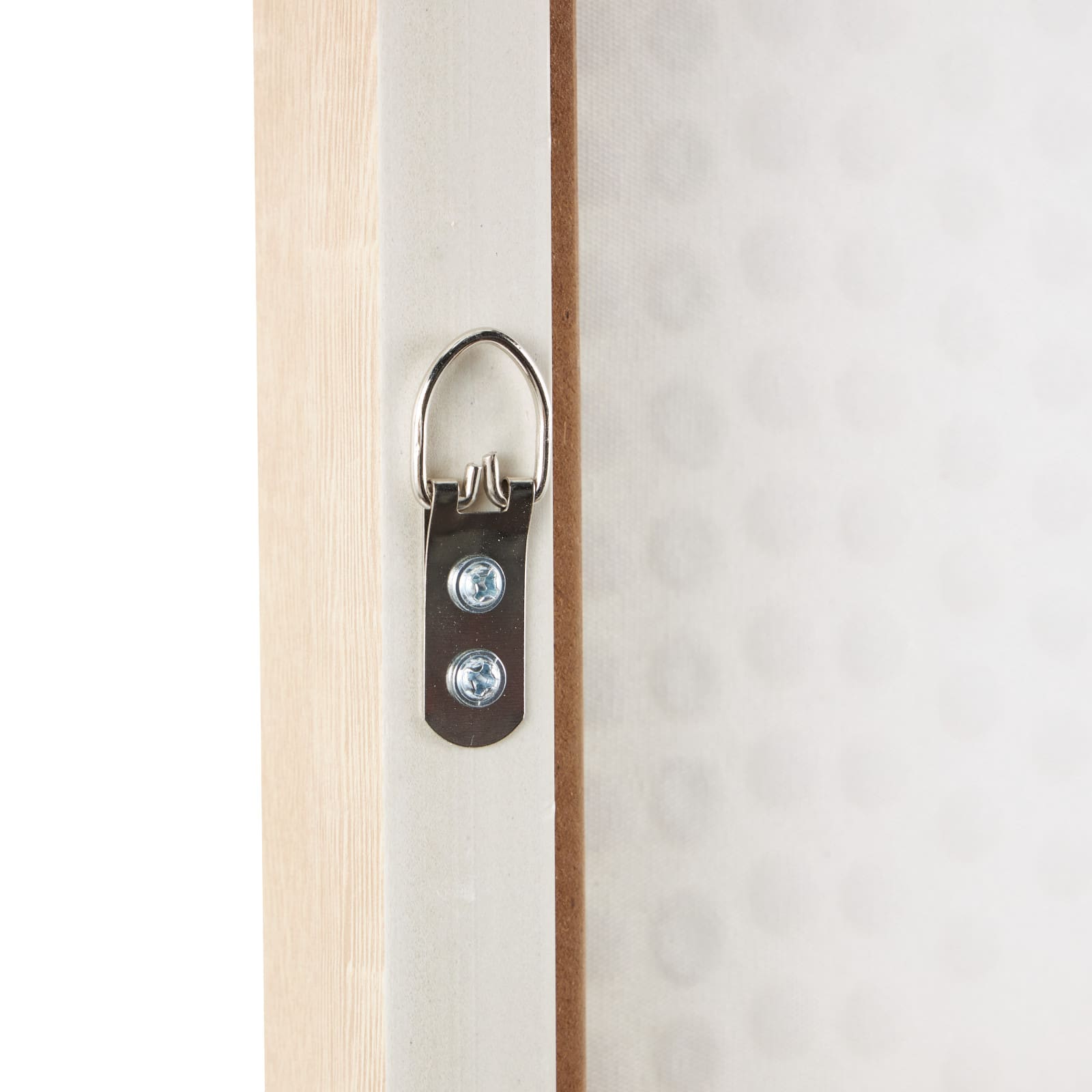 White wooden abstract dimensional dot home wall décor with brown wooden frame