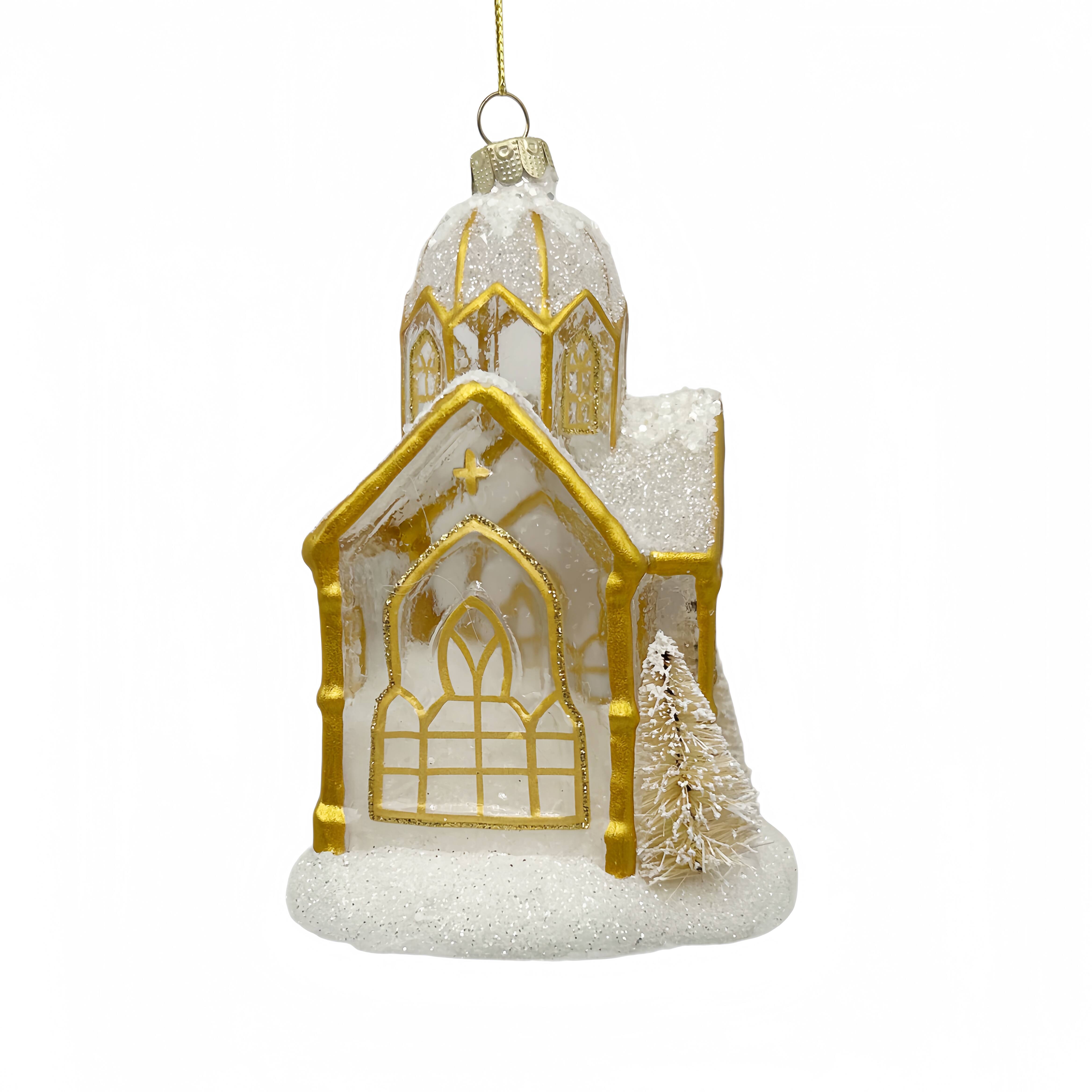 5" Church Glass Ornament by Ashland®