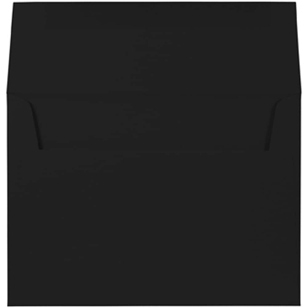 JAM Paper A7 Smooth Black Invitation Envelopes, 50ct.