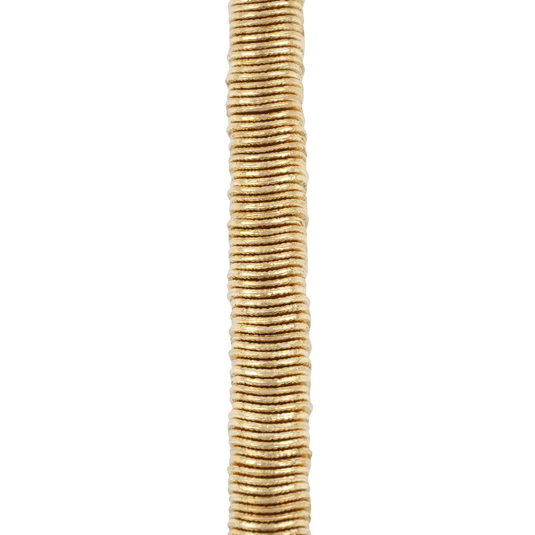 12 Pack: Gold Metal Wavy Disc Beads by Bead Landing