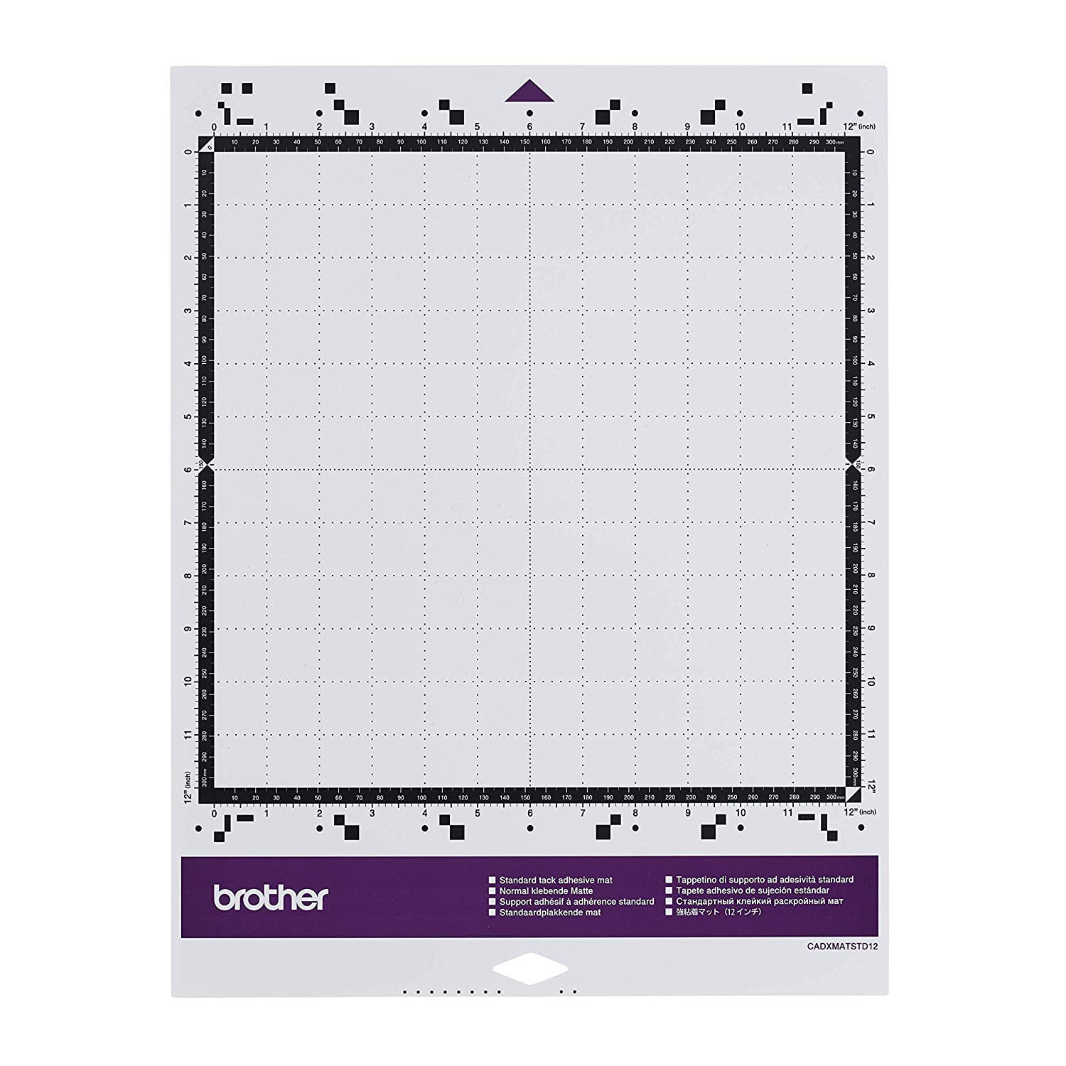 Brother Standard Tack Adhesive Mat, 12" x 12"