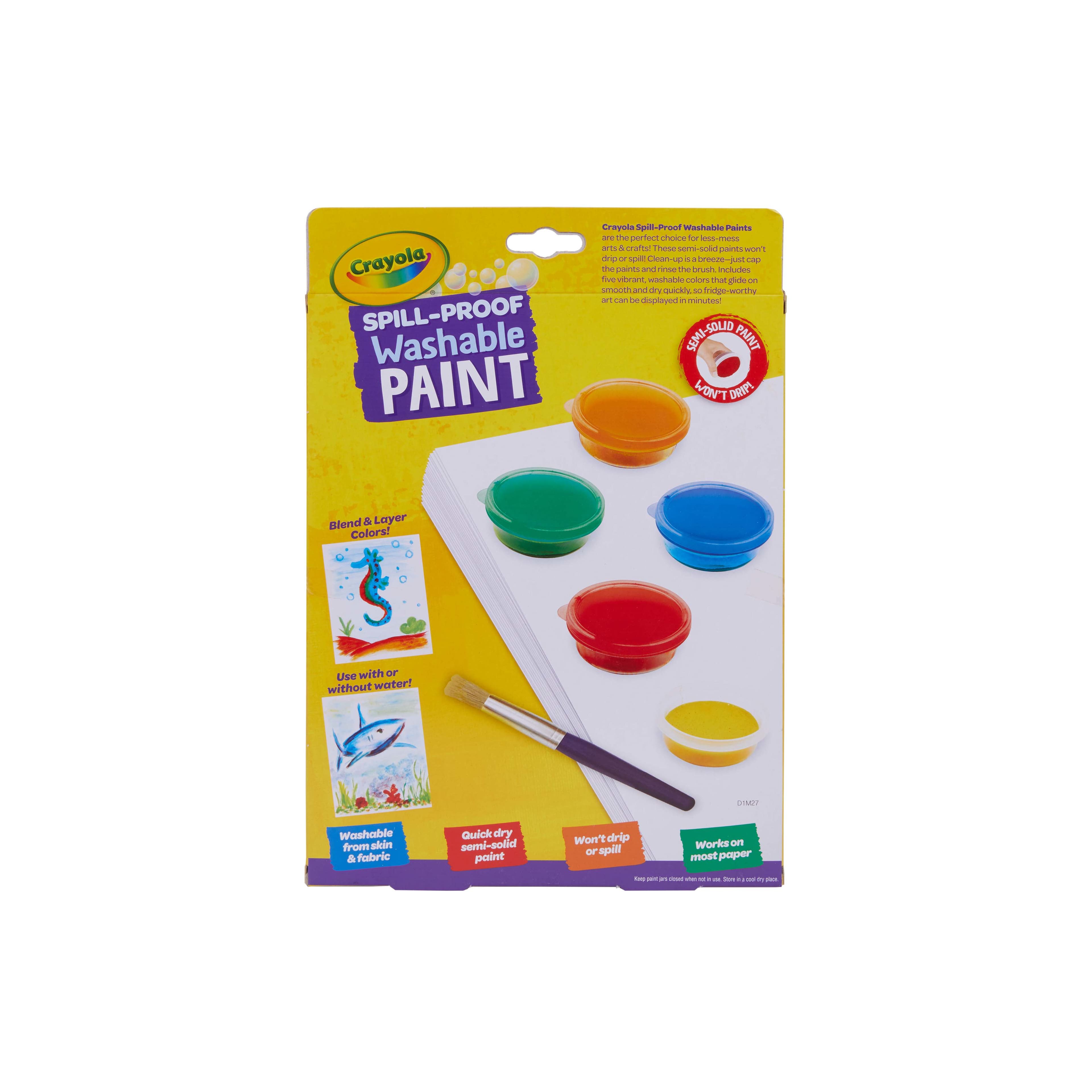 Crayola® Spill-Proof Washable Paint Set