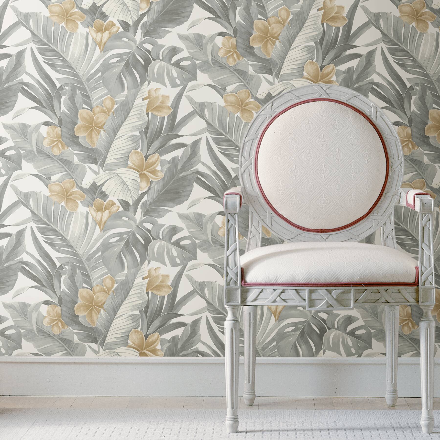 NuWallpaper Neutral Paradise Peel & Stick Wallpaper