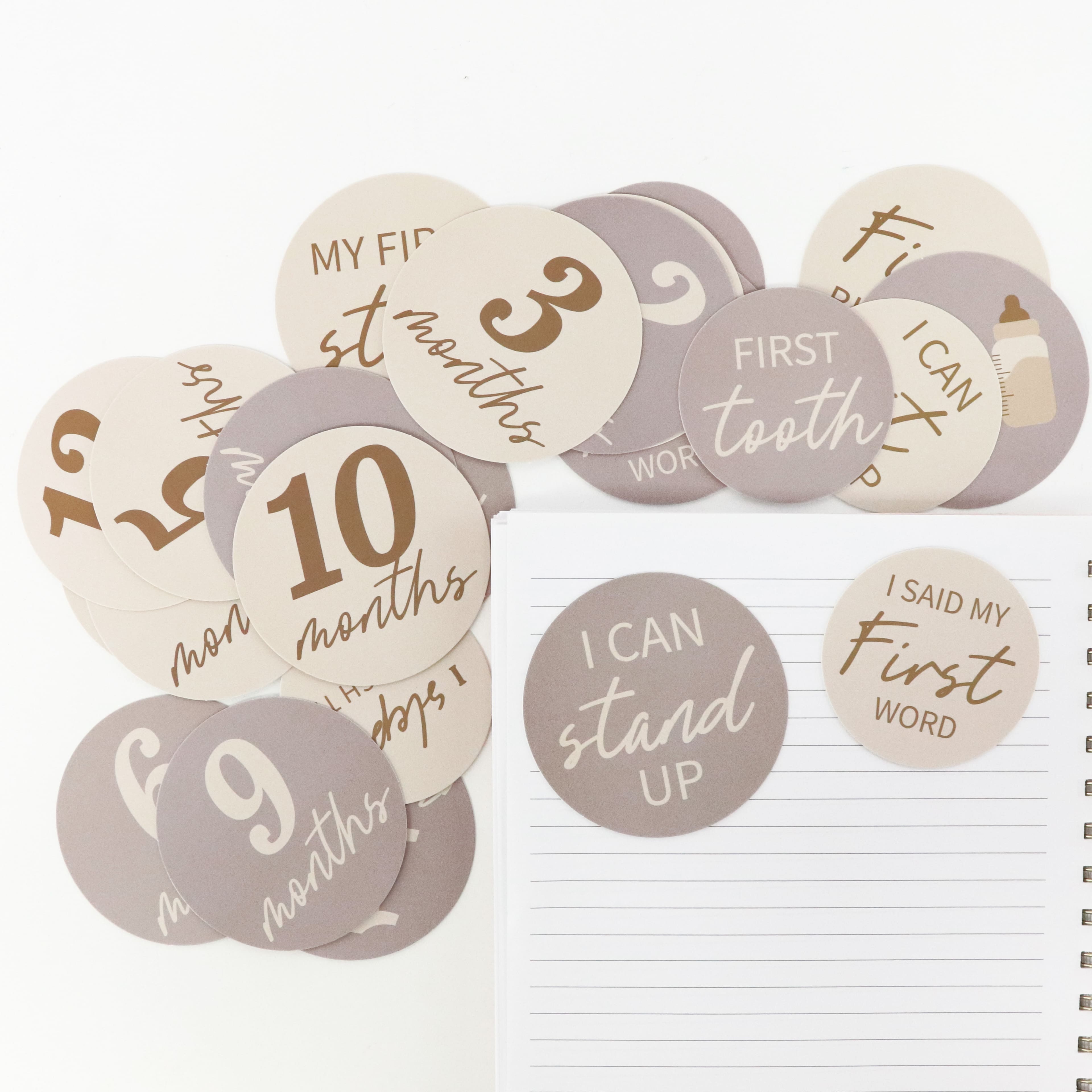 Baby Milestones Die Cut Stickers by Recollections™