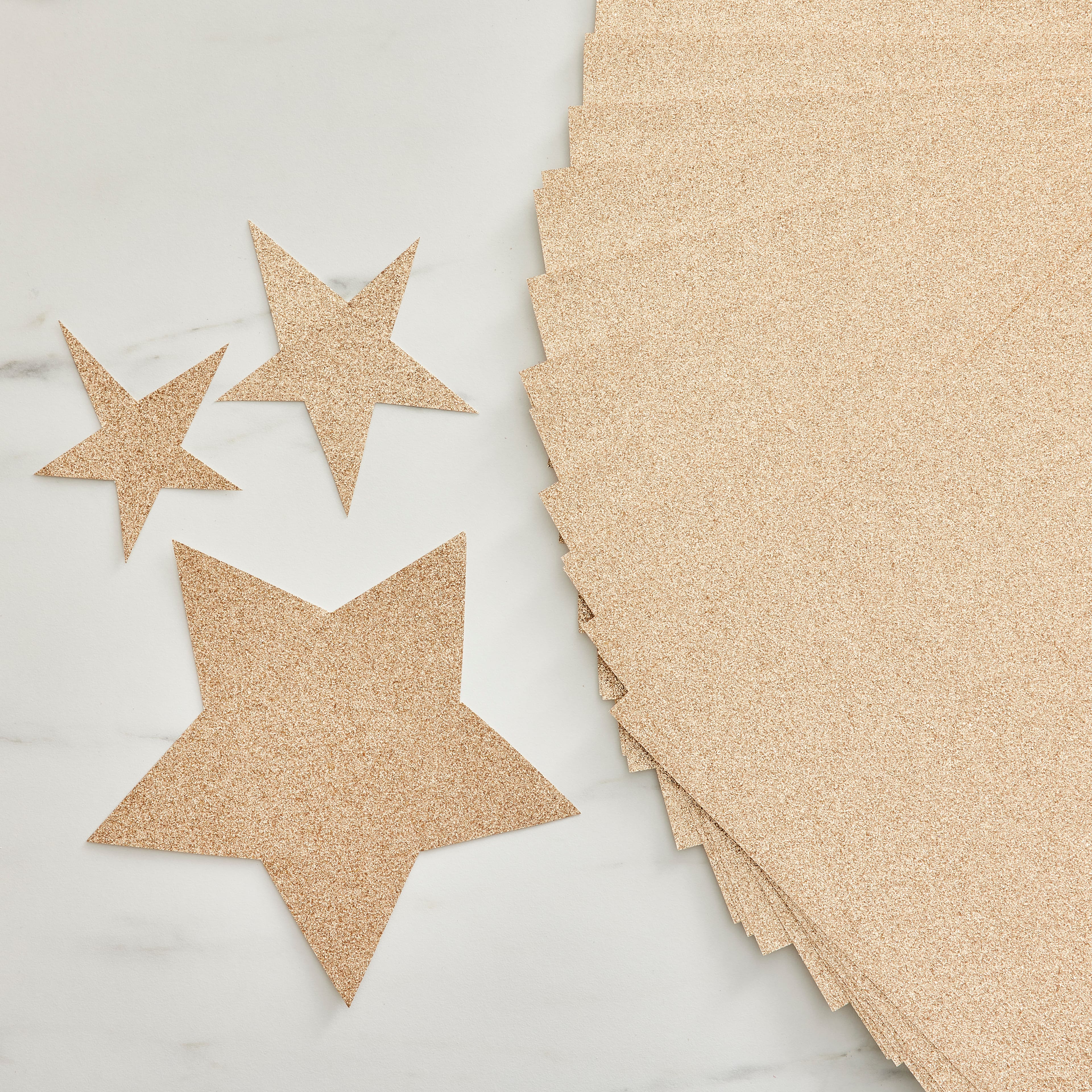 Champagne Glitter 8.5" x 11" Cardstock Paper by Recollections™, 24 Sheets