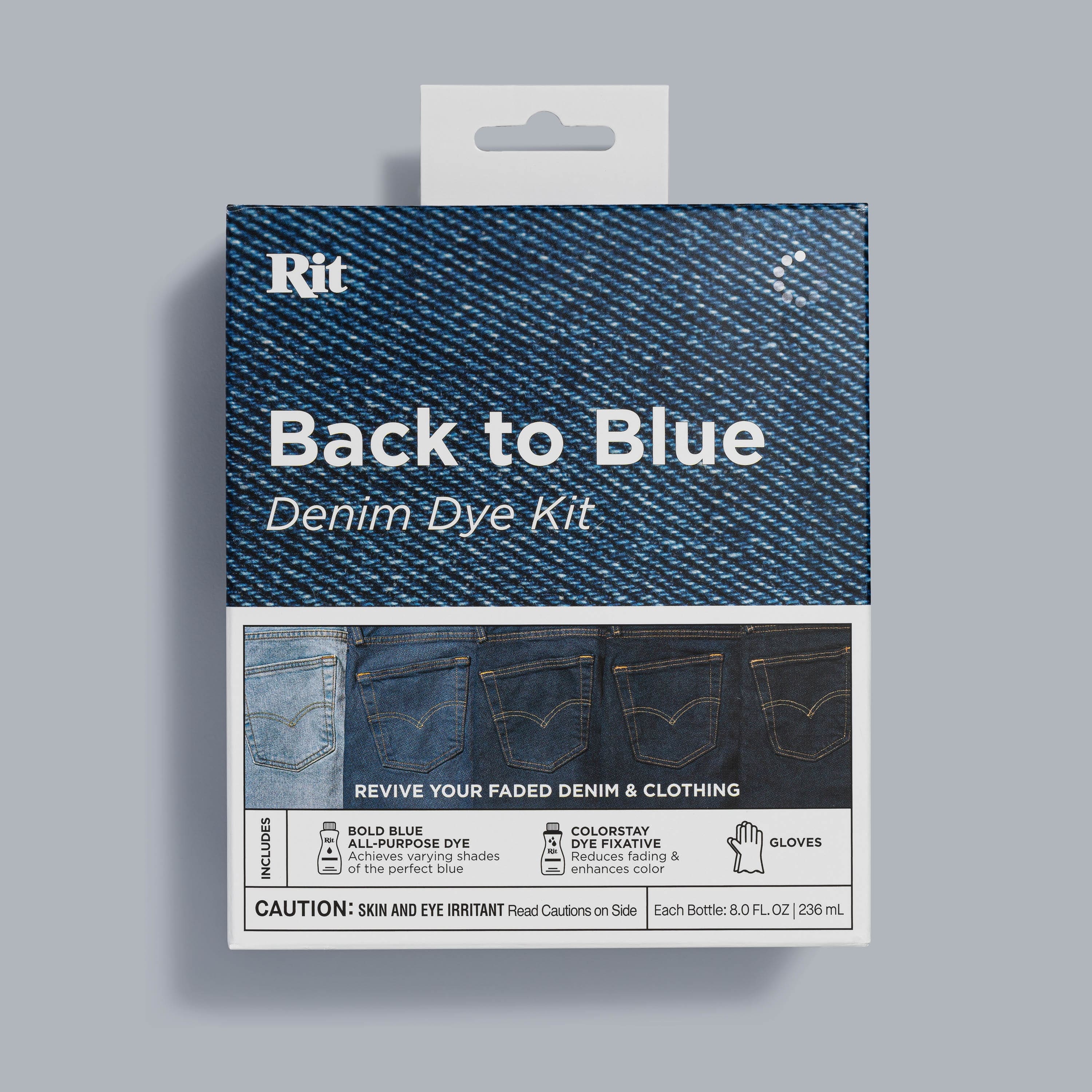 Rit® Back to Blue Denim Tie Dye Kit