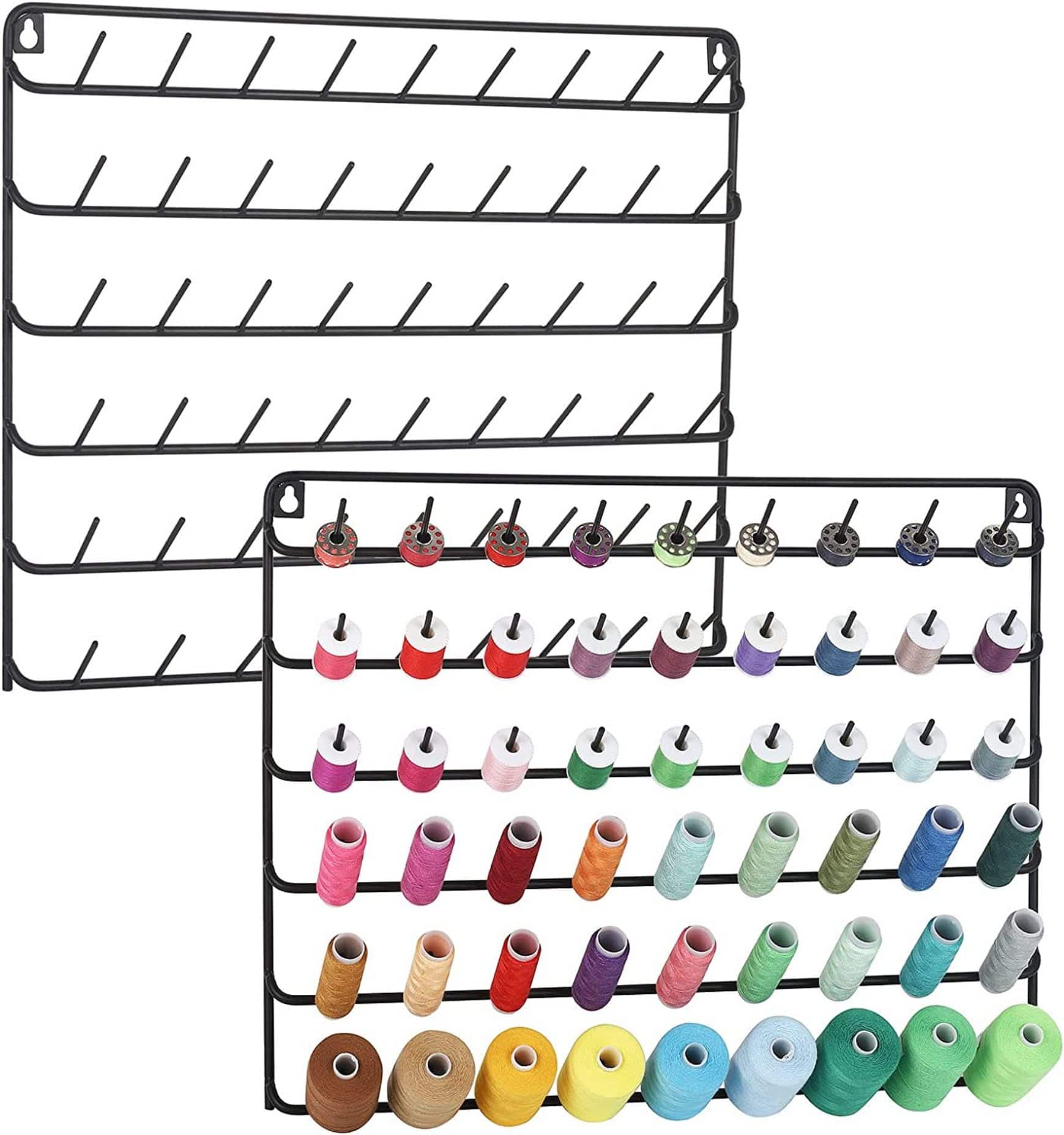 NEX™ 48-Spool Wall-Mounted Sewing Thread Rack