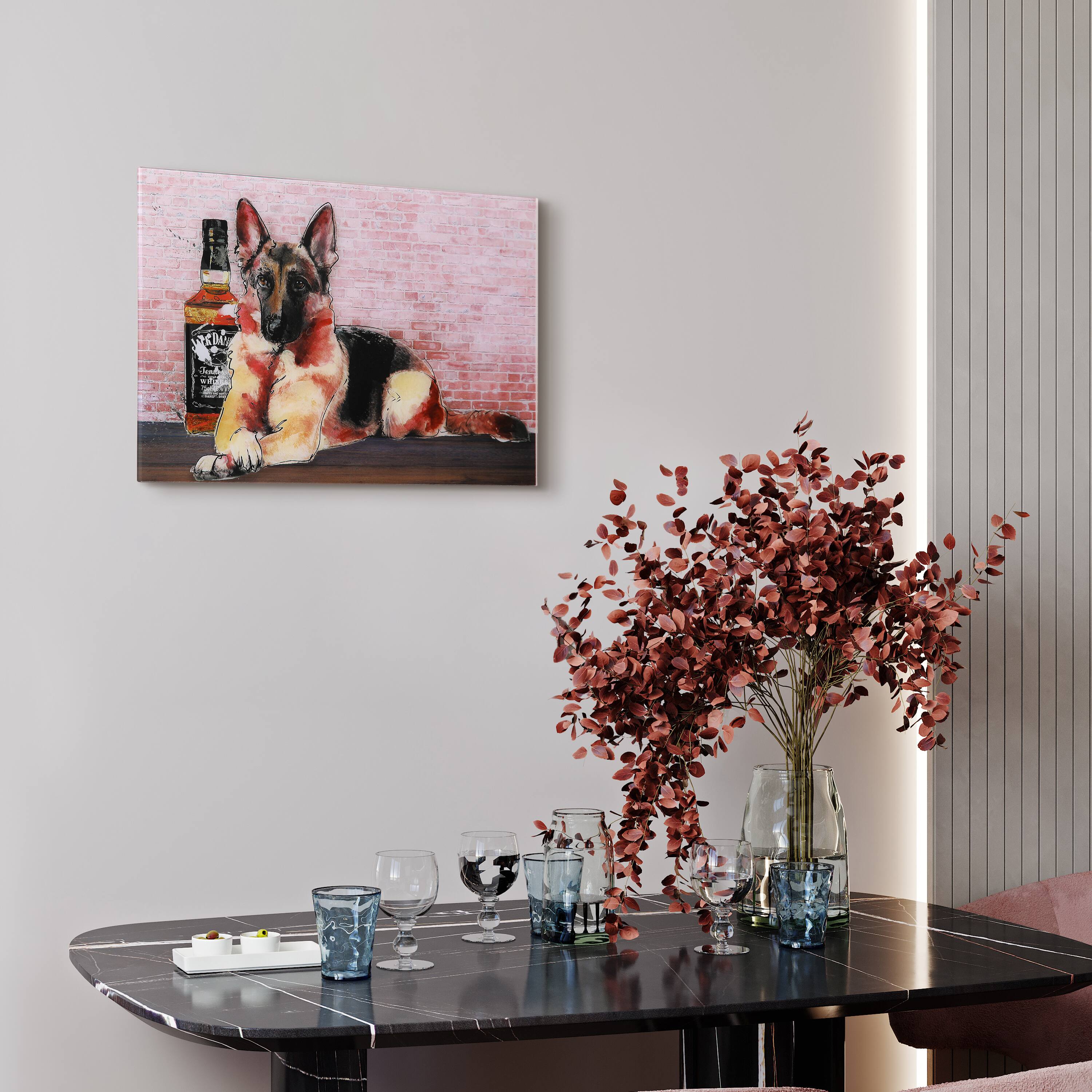 Empire Art Direct 24" x 16" German Jack Frameless Free Floating Printed Tempered Glass Wall Art