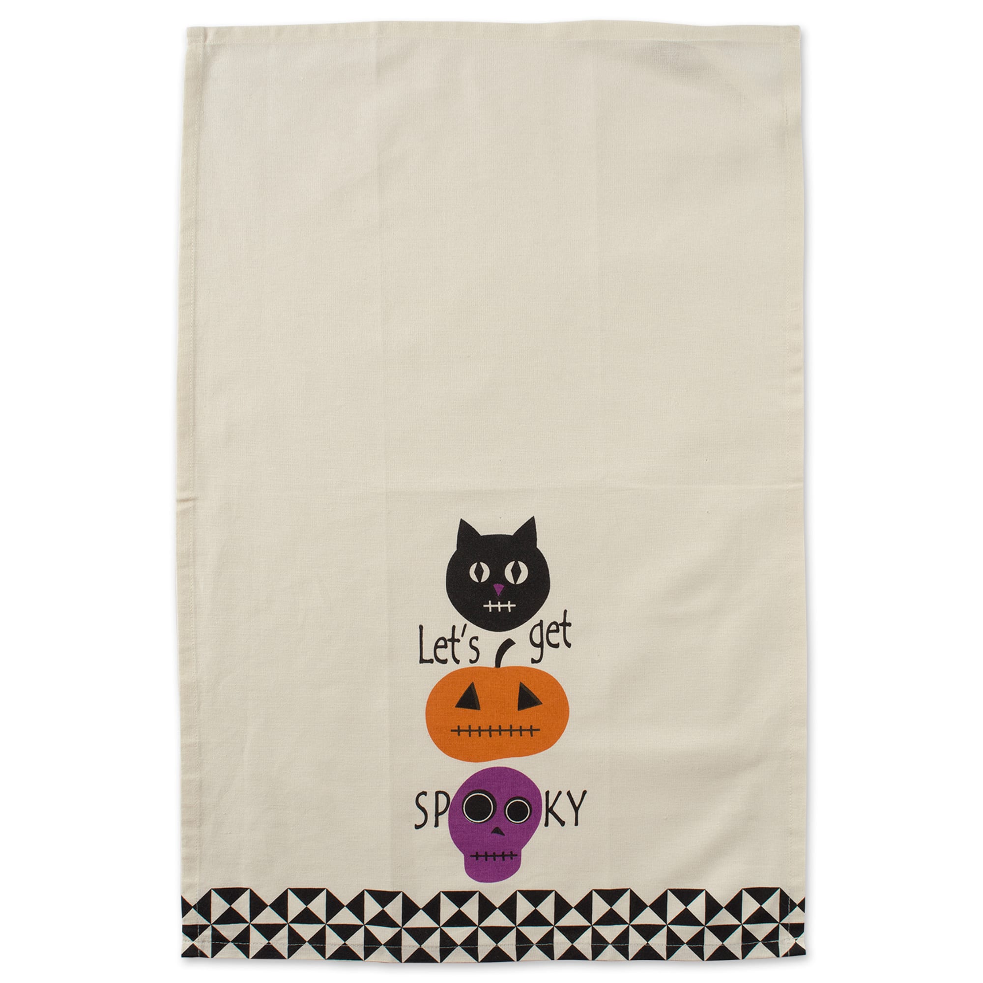 DII® Assorted All Hallows Eve Halloween Printed Dishtowel Set