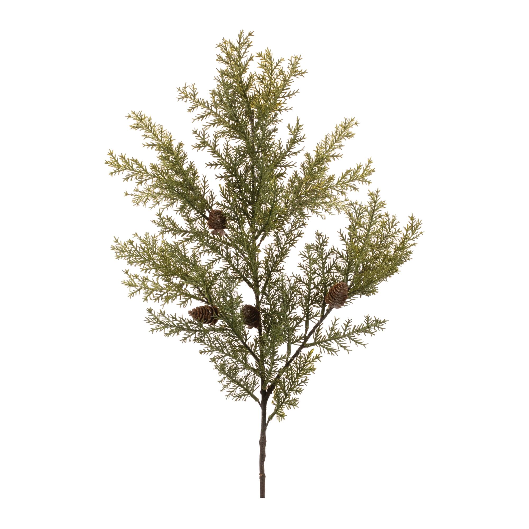 33" Cedar Sprays with Pinecones 6ct.