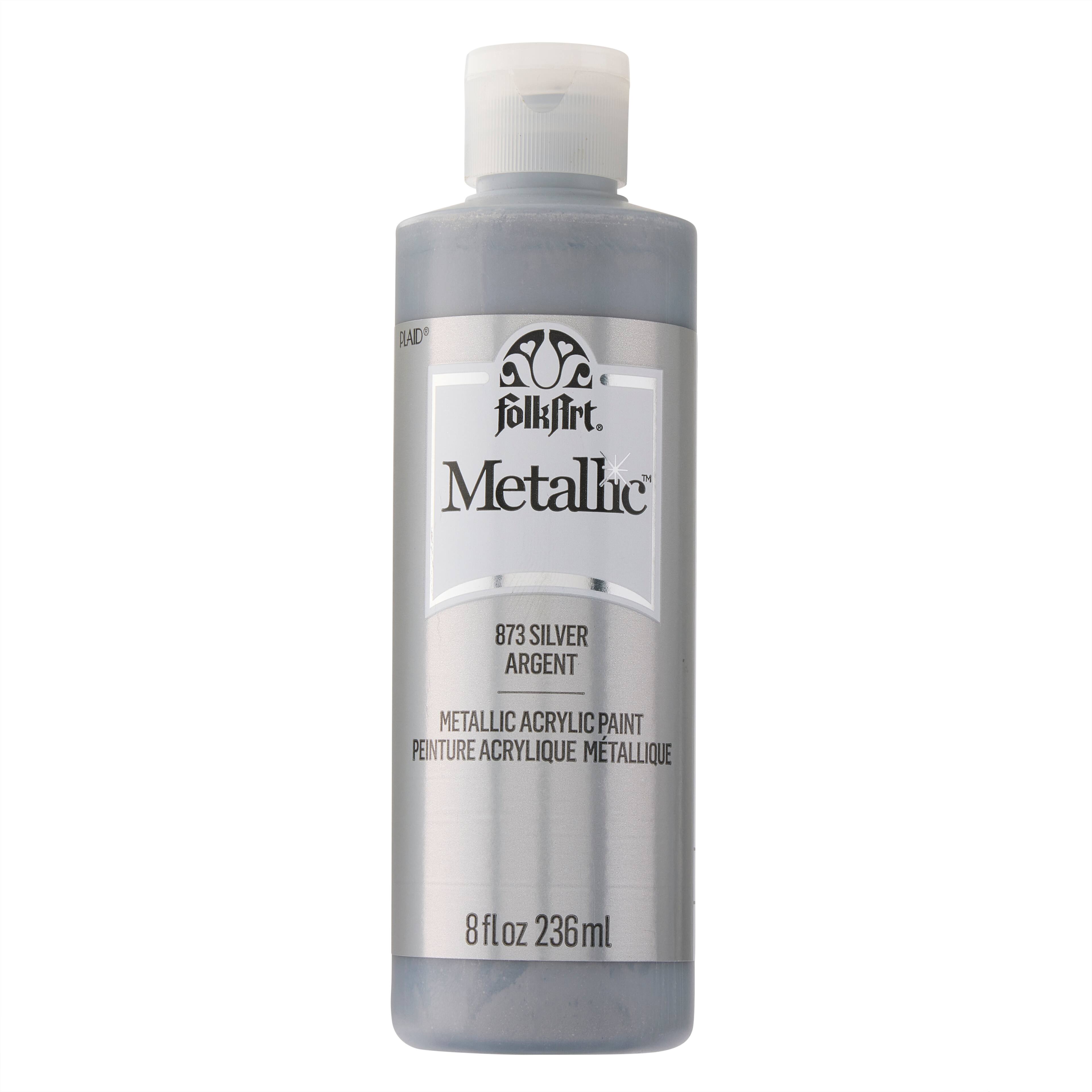 FolkArt® Metallic Acrylic Paint, 8 oz.