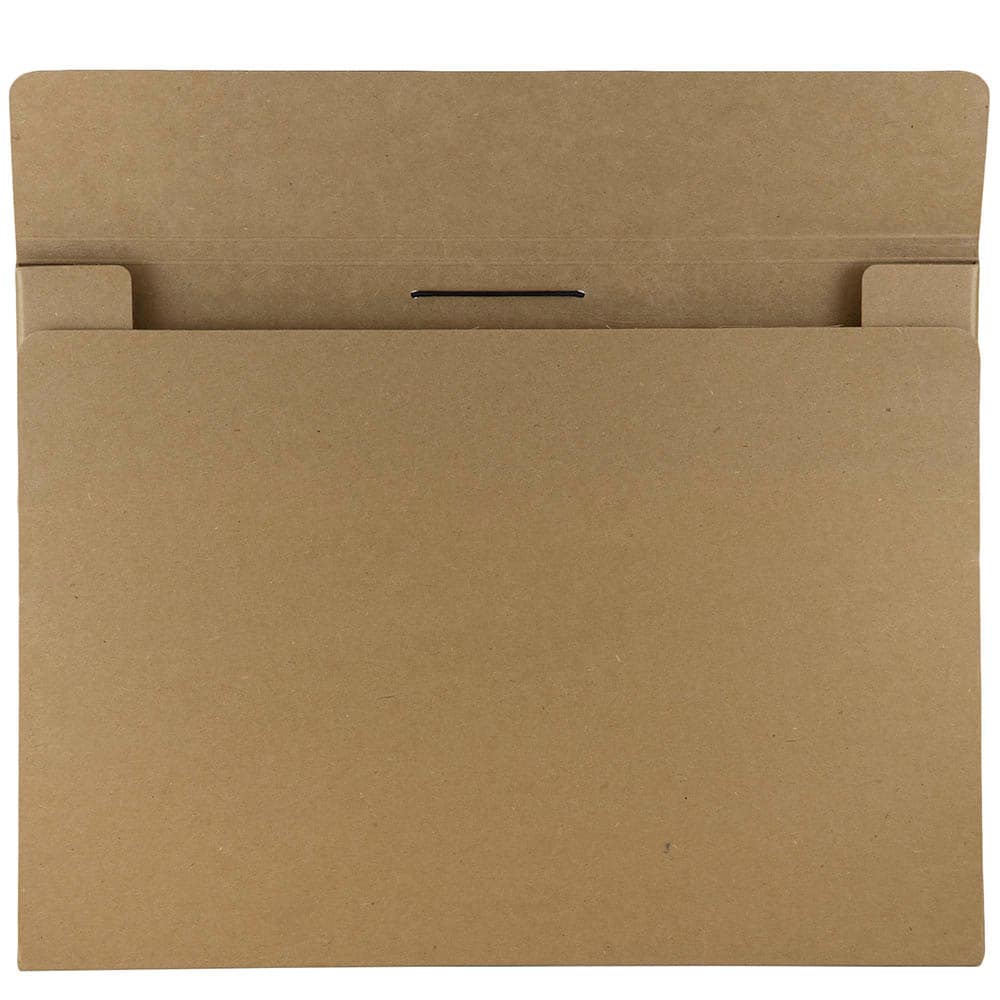 JAM Paper Brown 11" x 15" Elastic Closure Kraft Portfolio