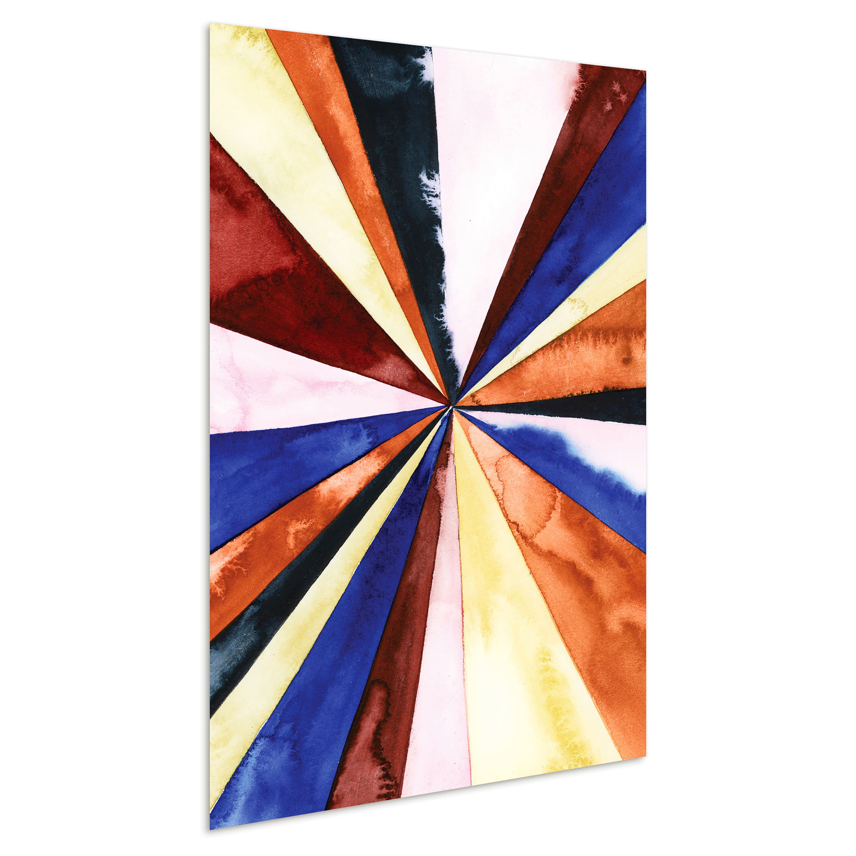 Empire Art Direct 48" x 32" Desert Layers 3 Frameless Free Floating Tempered Art Glass Wall Art