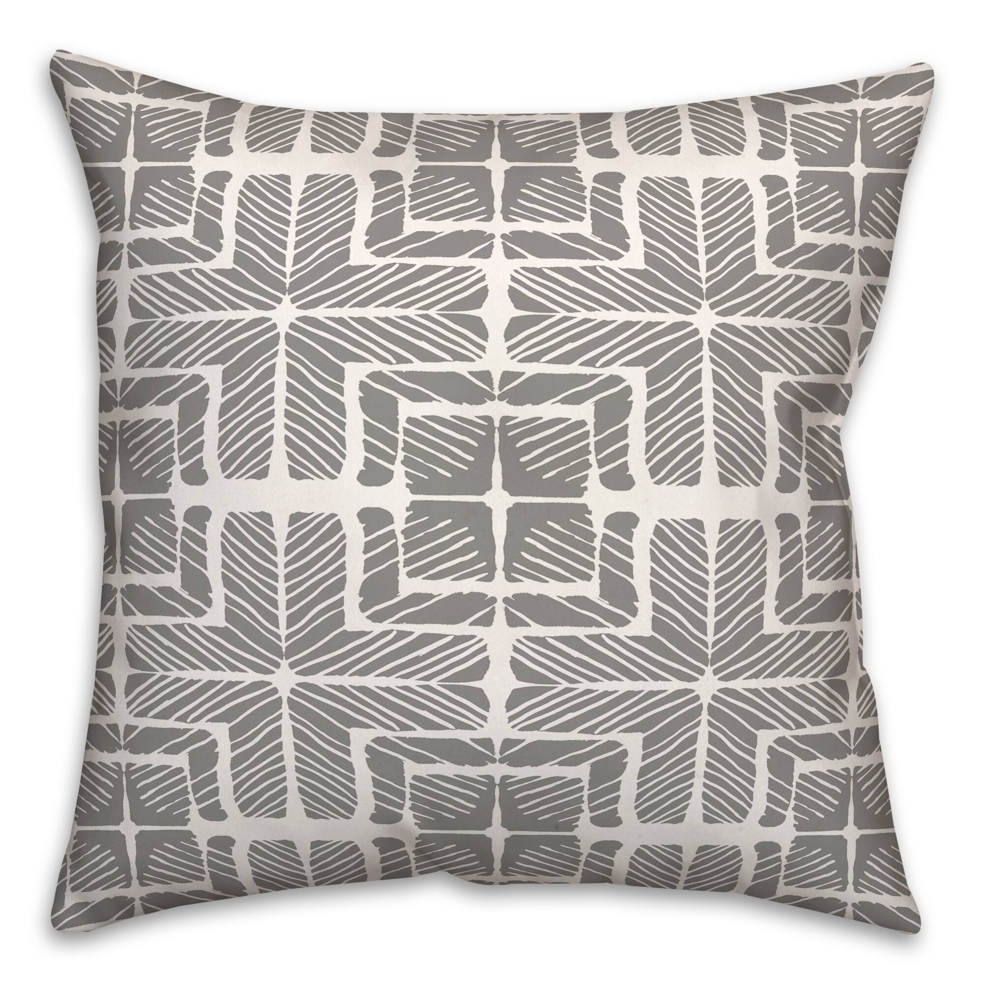 Shibori Squares Versatile Throw Pillow