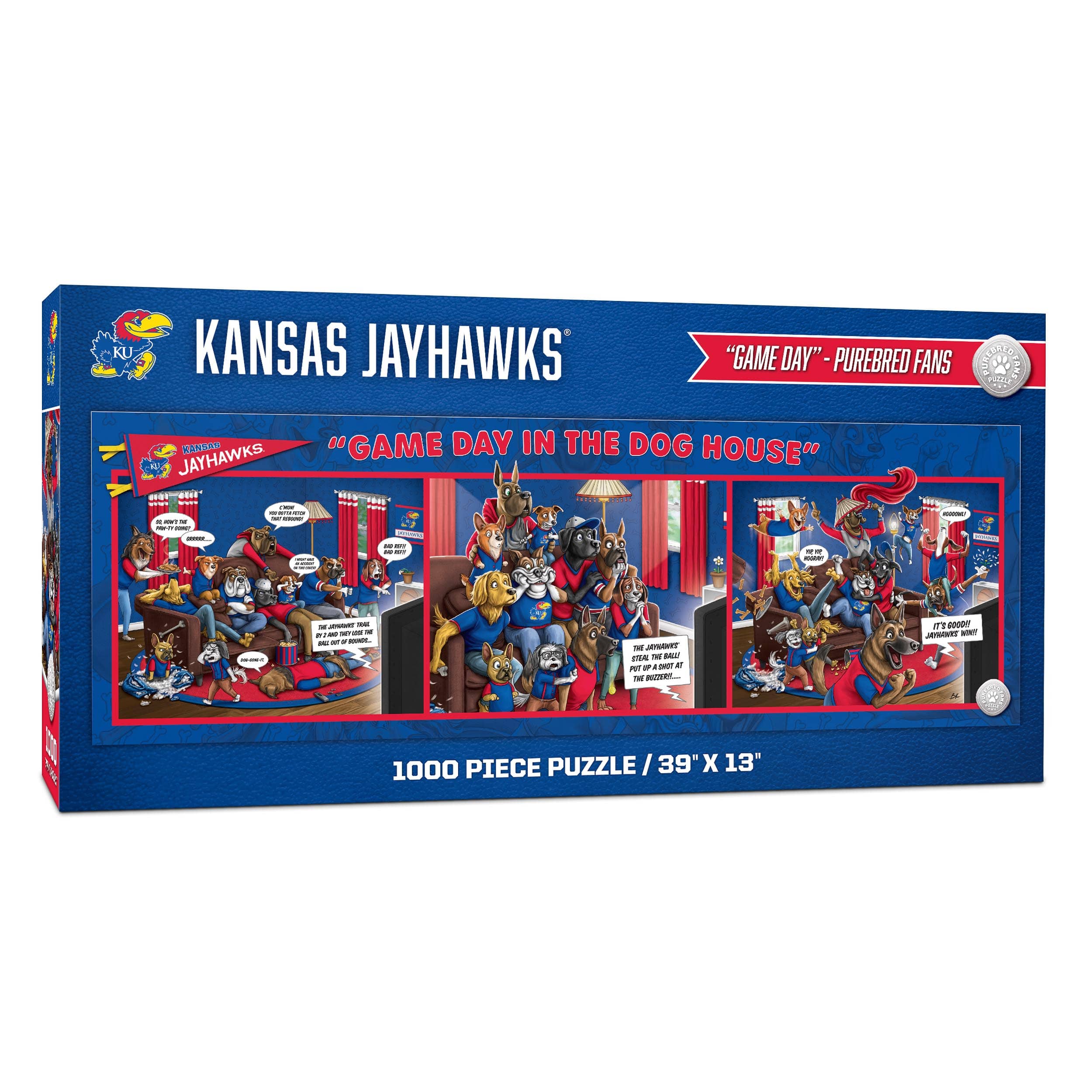 College Game Day in the Dog House 1,000 Piece Puzzle