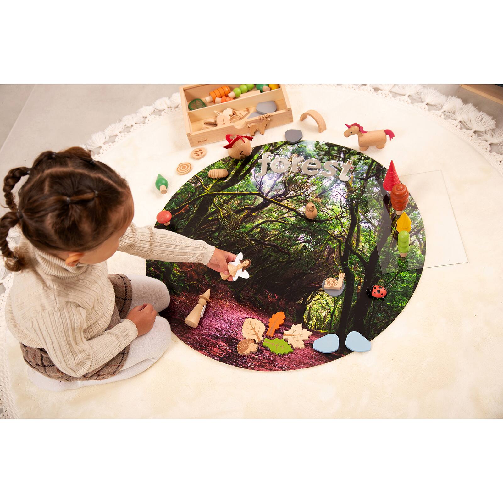 TickiT® 24.5" Forest Discovery Play Mat