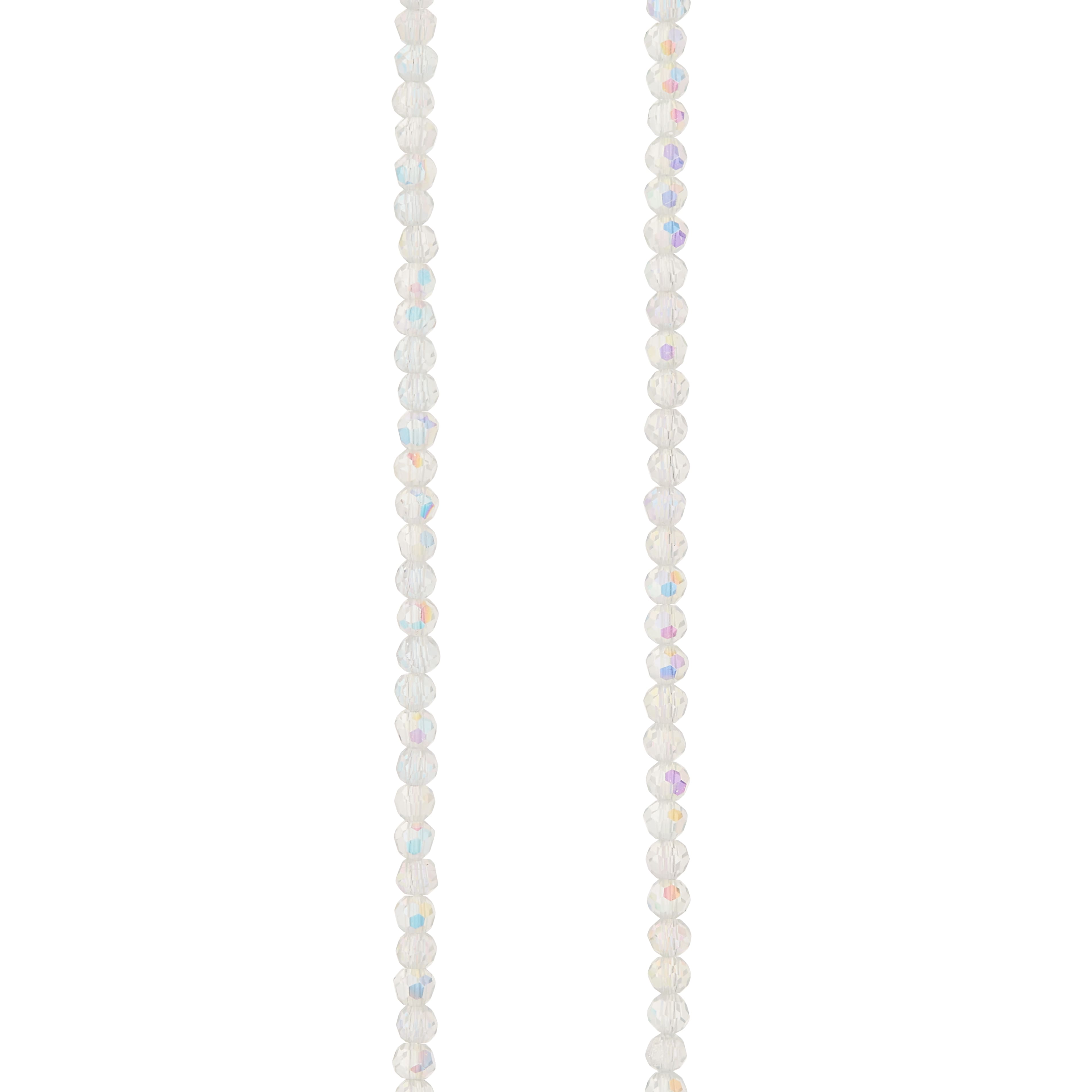 9 Pack: Crystal Glass Faceted Round Beads, 3mm by Bead Landing™