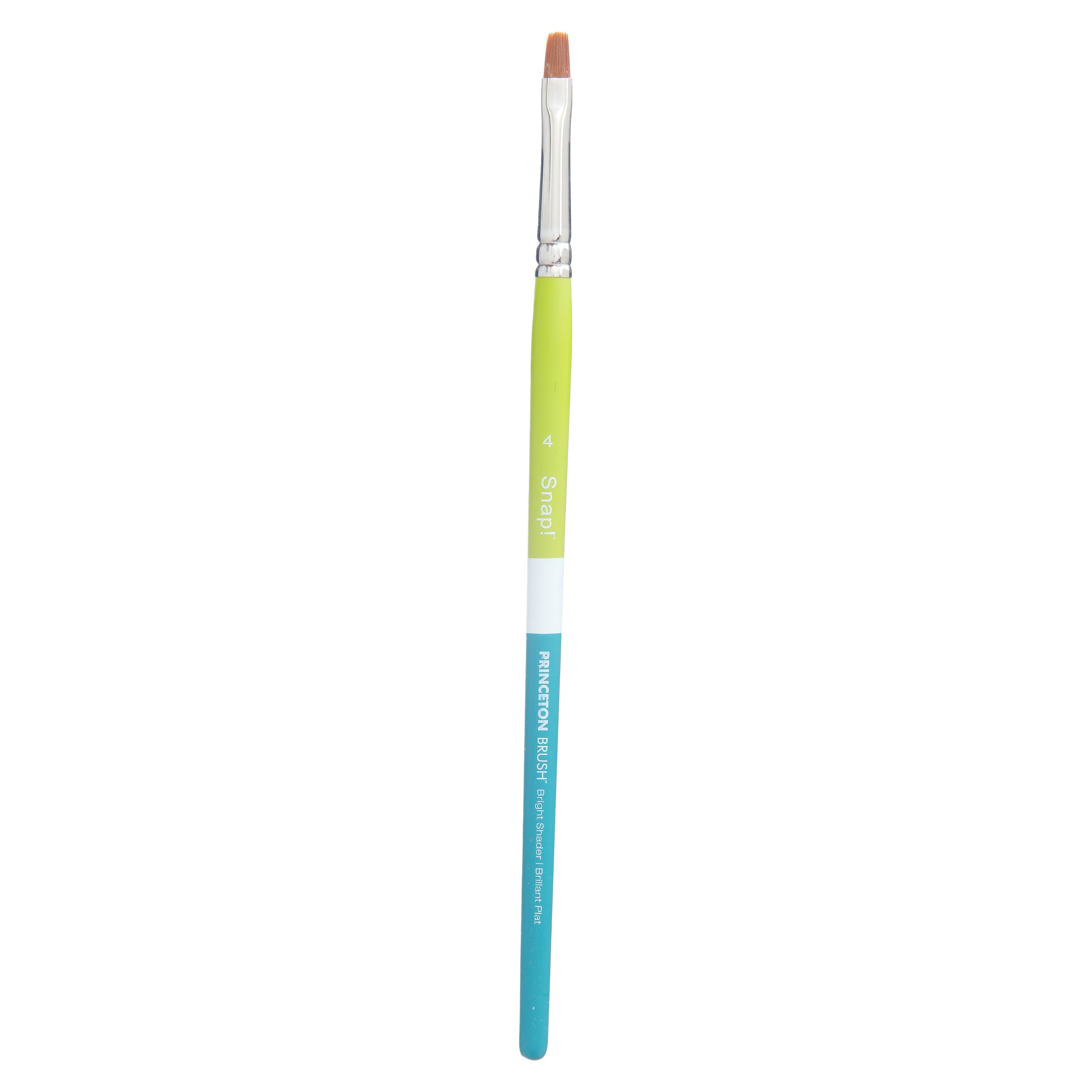 Princeton™ Snap!™ Series 9950 Synthetic Short Handle Bright Shader Brush, Size 4