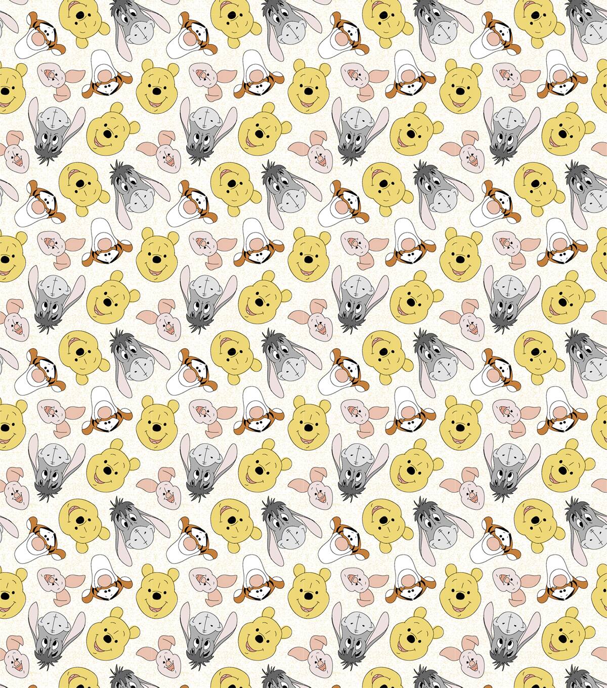 Disney Pooh & Friends Tossed Cotton Fabric