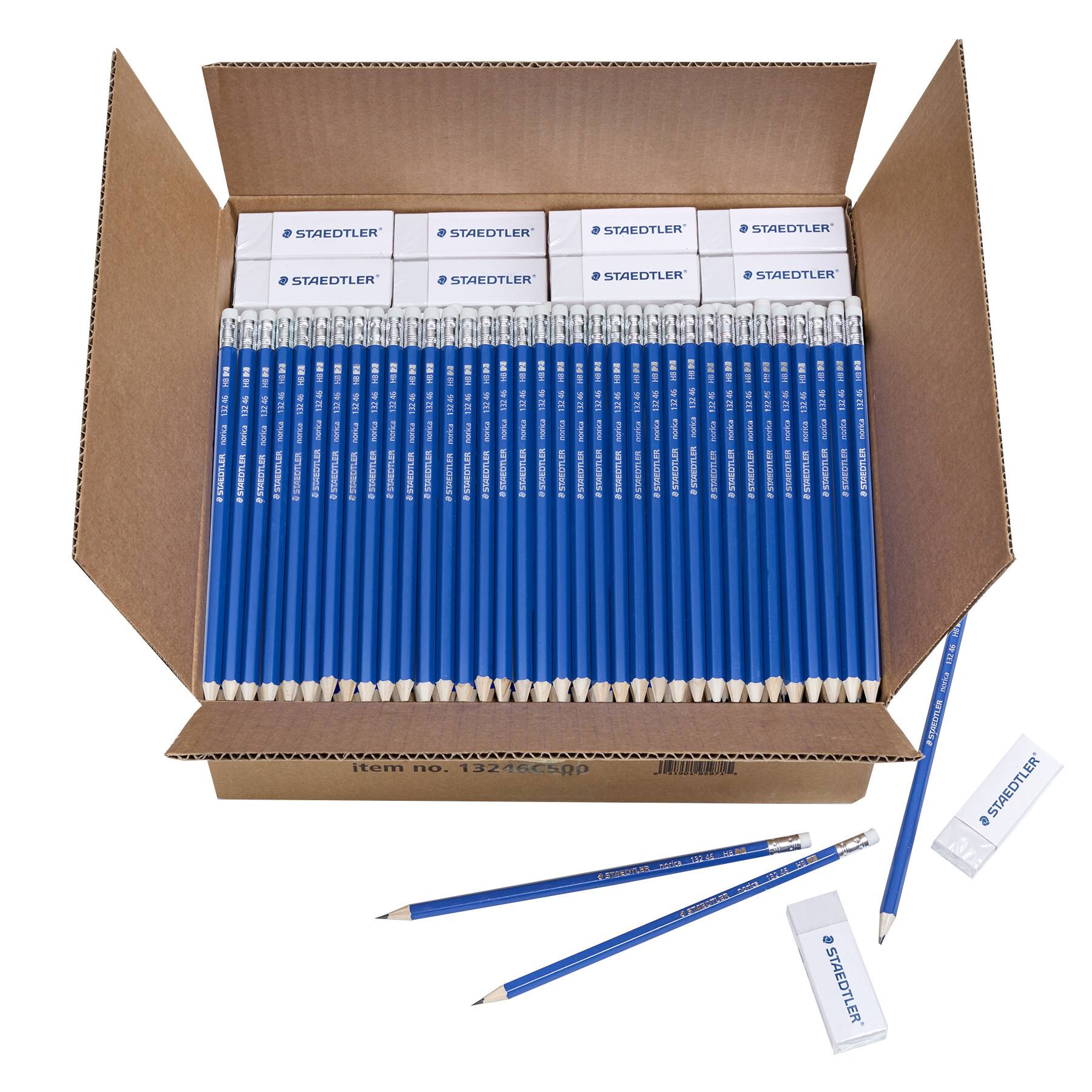 STAEDTLER® HB Norcia Pencils, 500ct. & Erasers, 40ct. Set