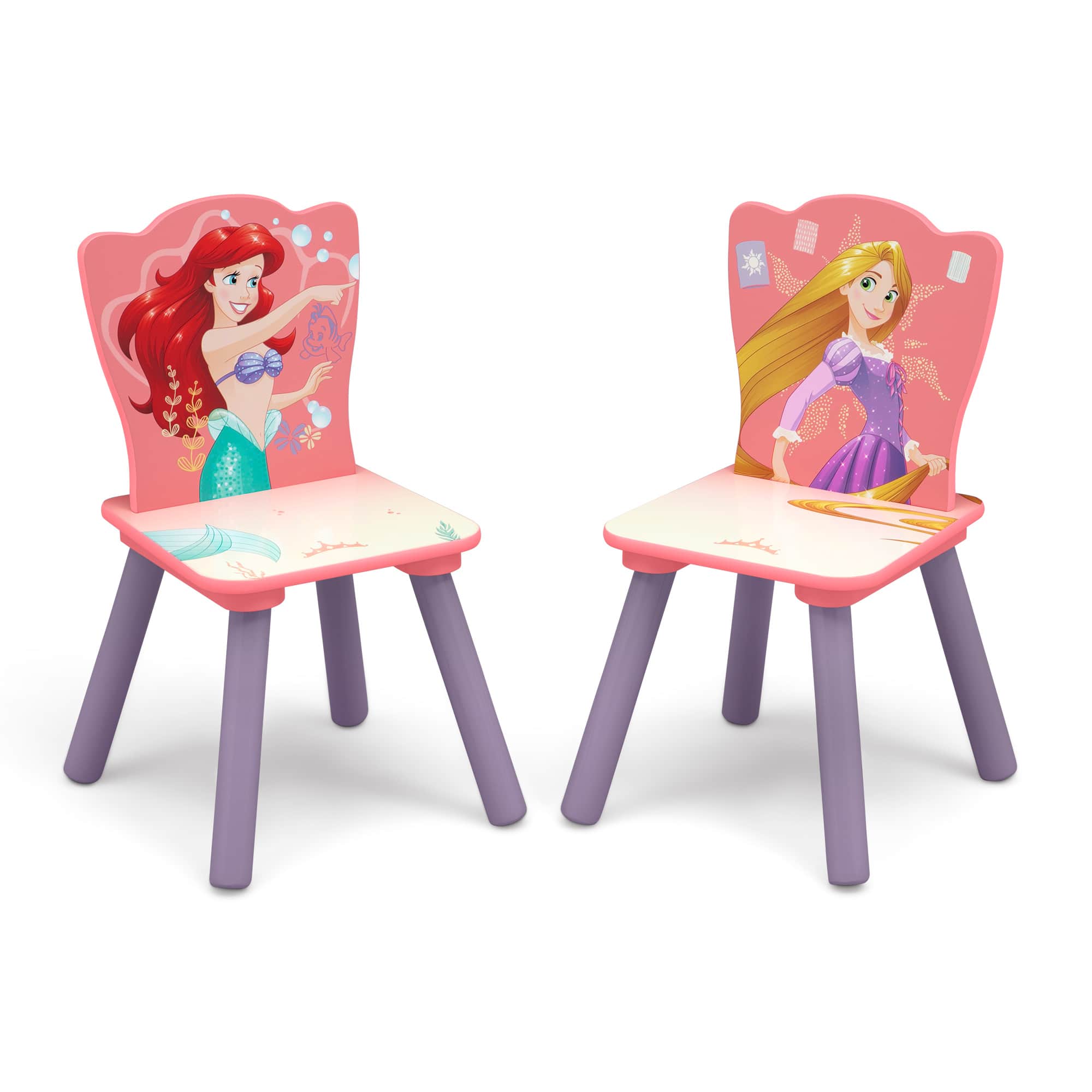 Delta Children Disney® Princess Kids Table & 2 Chairs Set with Storage
