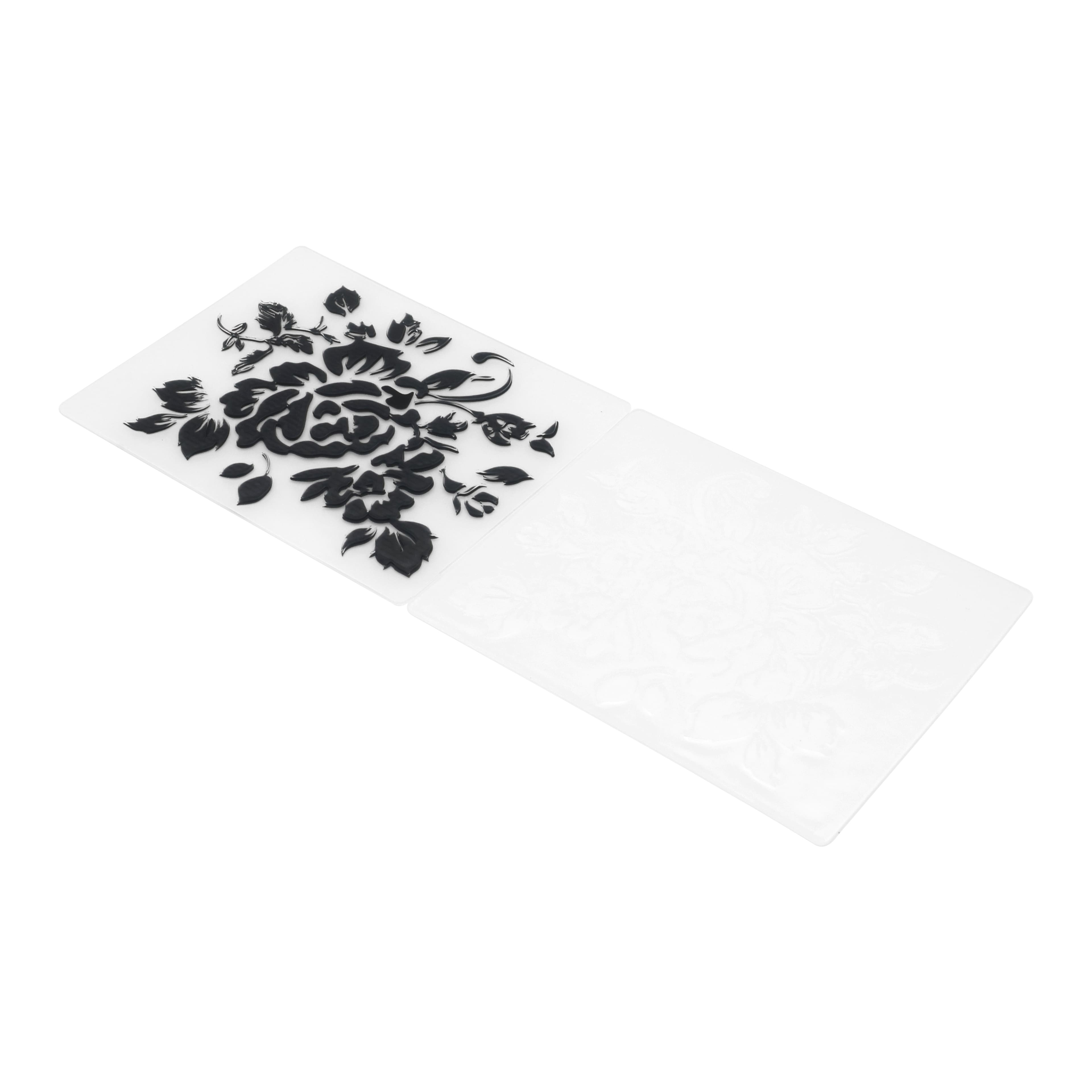 12 Pack: Rose Embossing Folders Set by Recollections™